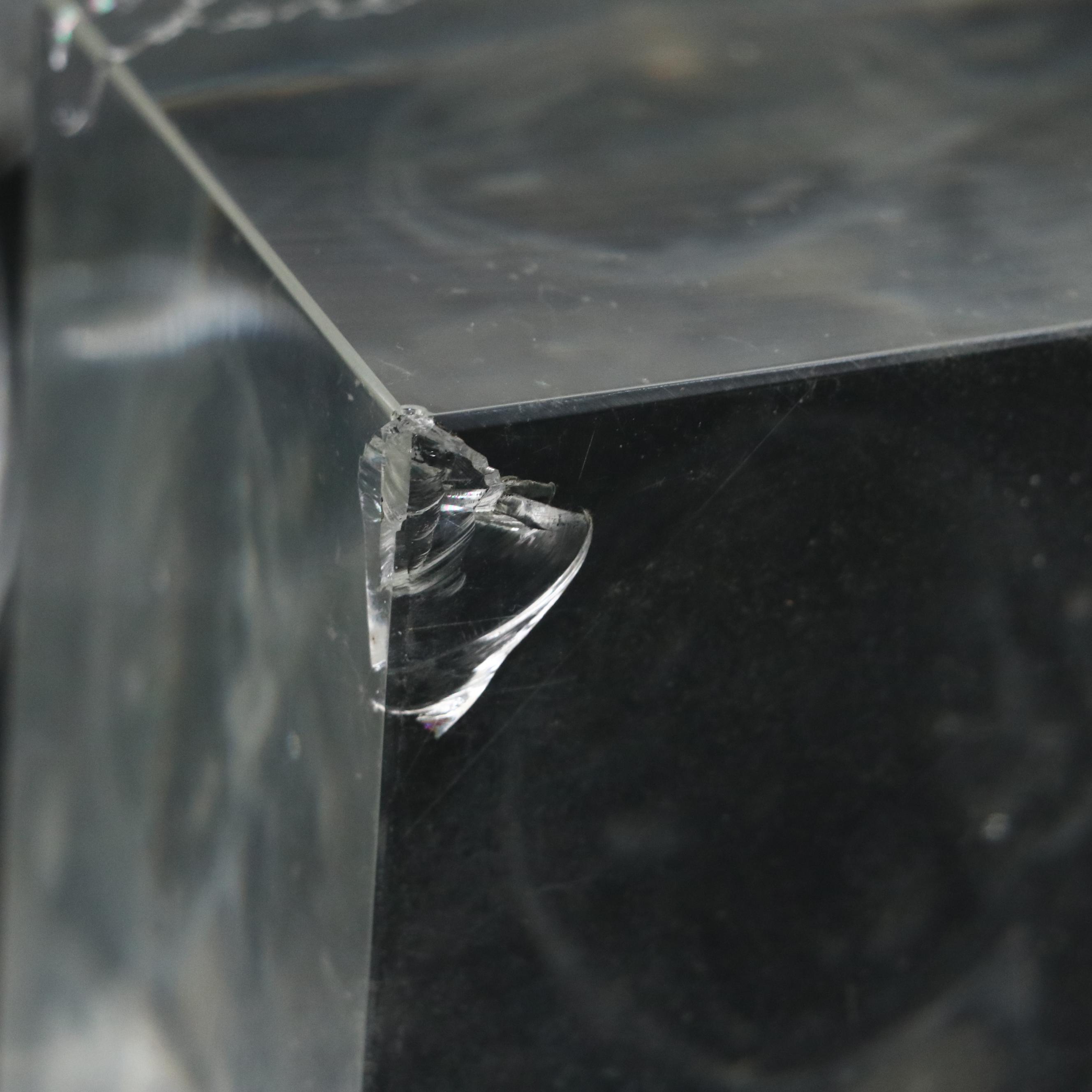 Lucite Sculpture of Female Nude