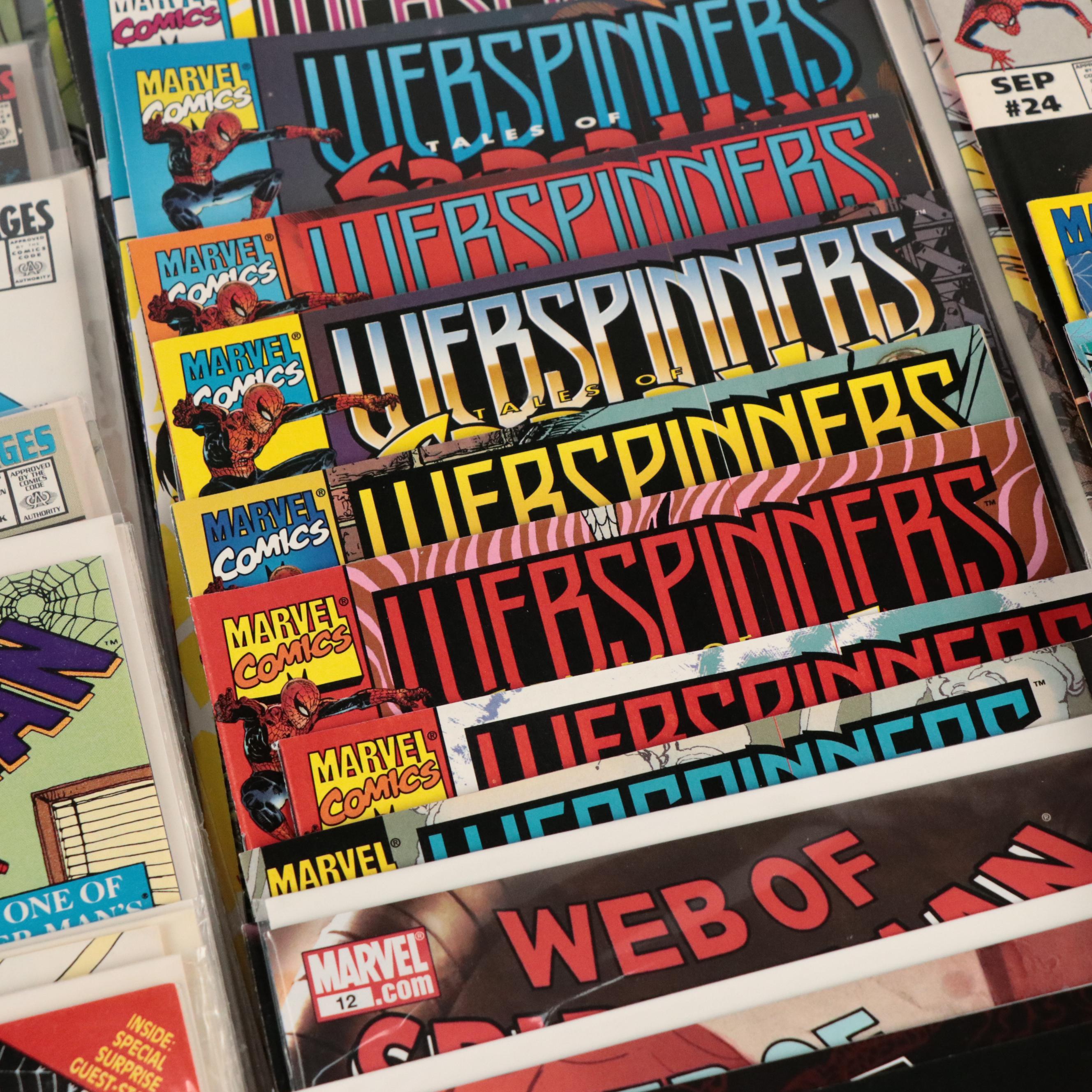 "Web of Spider-Man" Vol. 1 #50 and Other Modern Age Marvel Comic Books