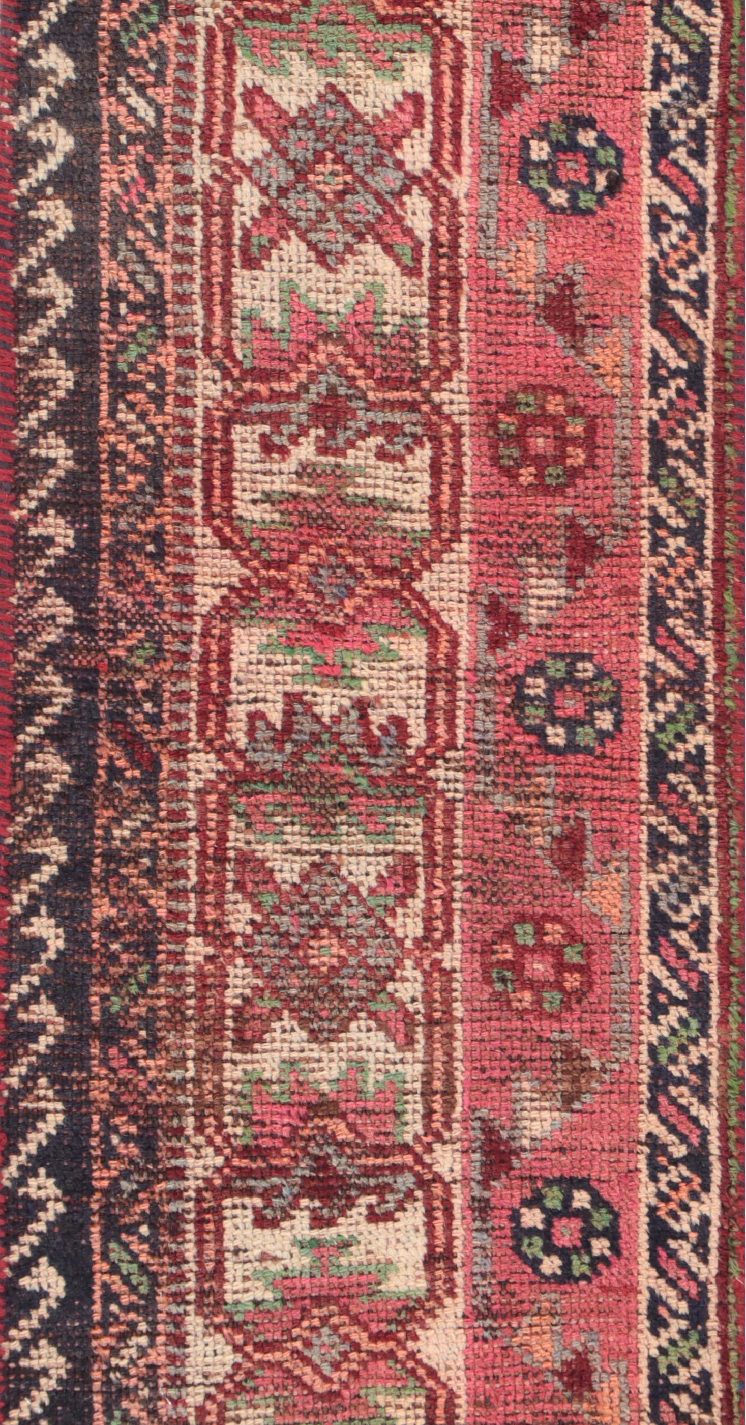 1'5 x 5'6 Hand-Knotted Persian Remnant Carpet Runner