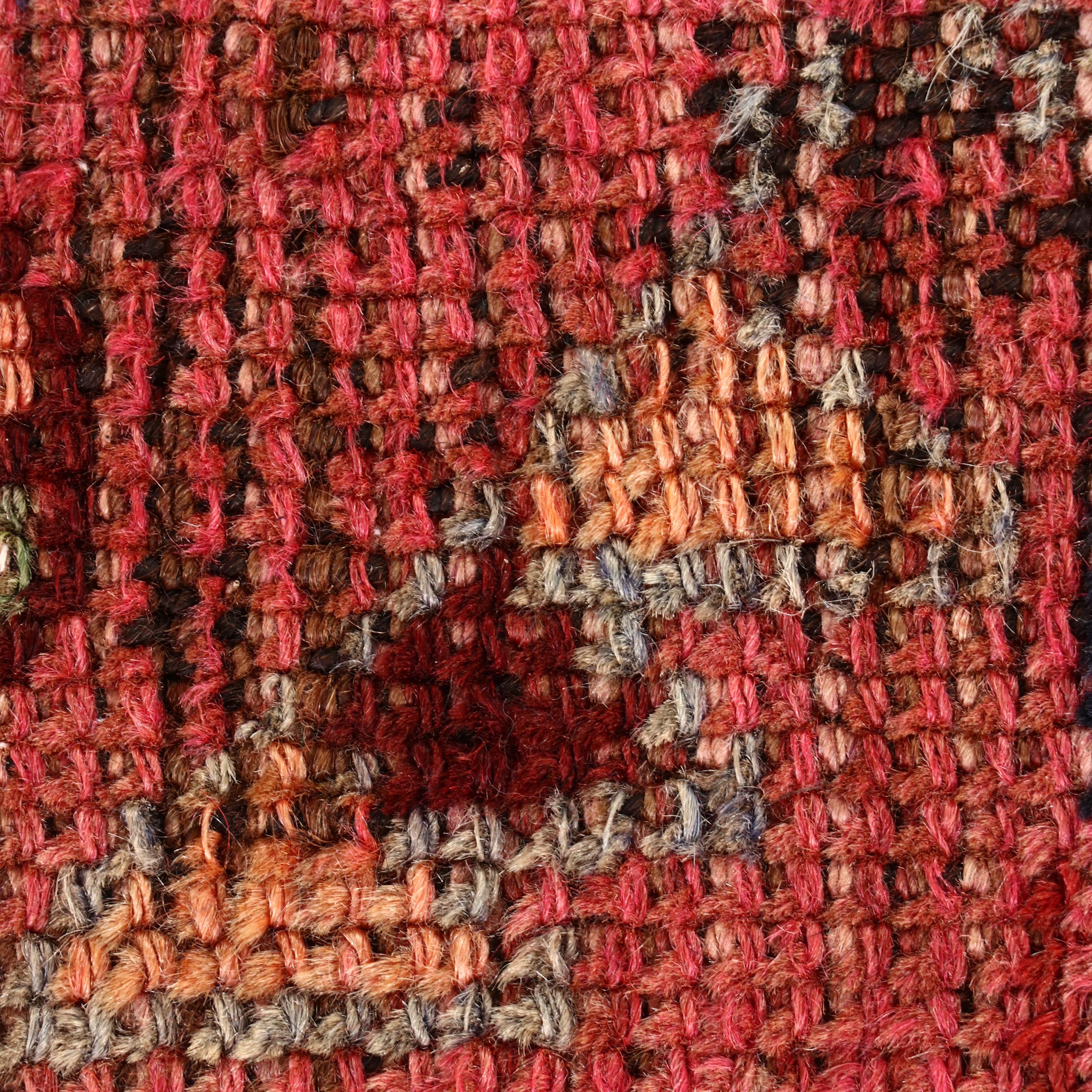 1'5 x 5'6 Hand-Knotted Persian Remnant Carpet Runner