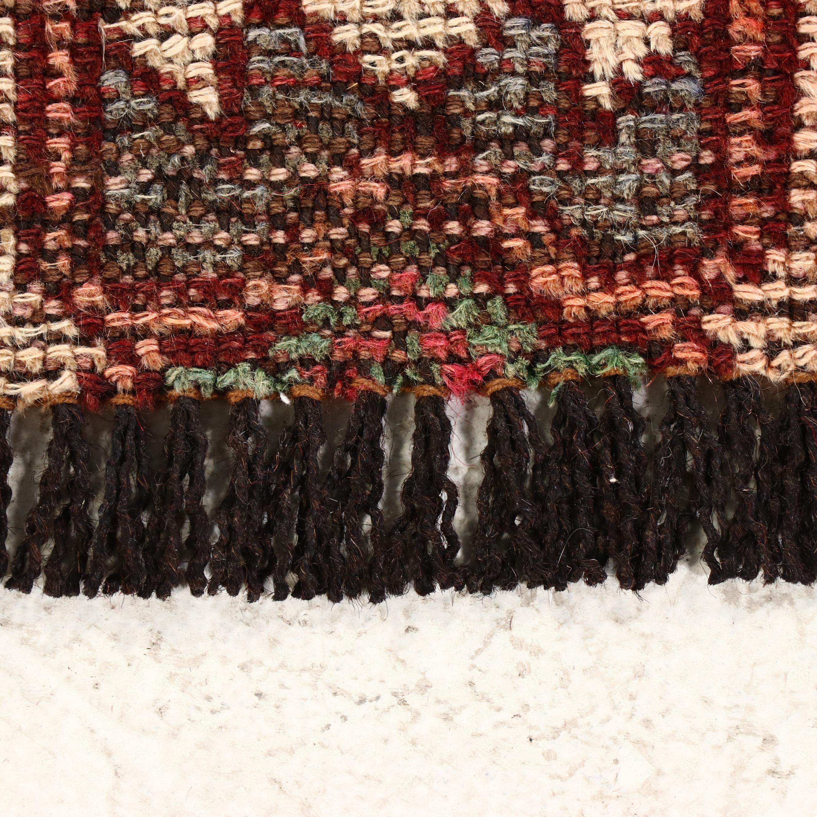 1'5 x 5'6 Hand-Knotted Persian Remnant Carpet Runner