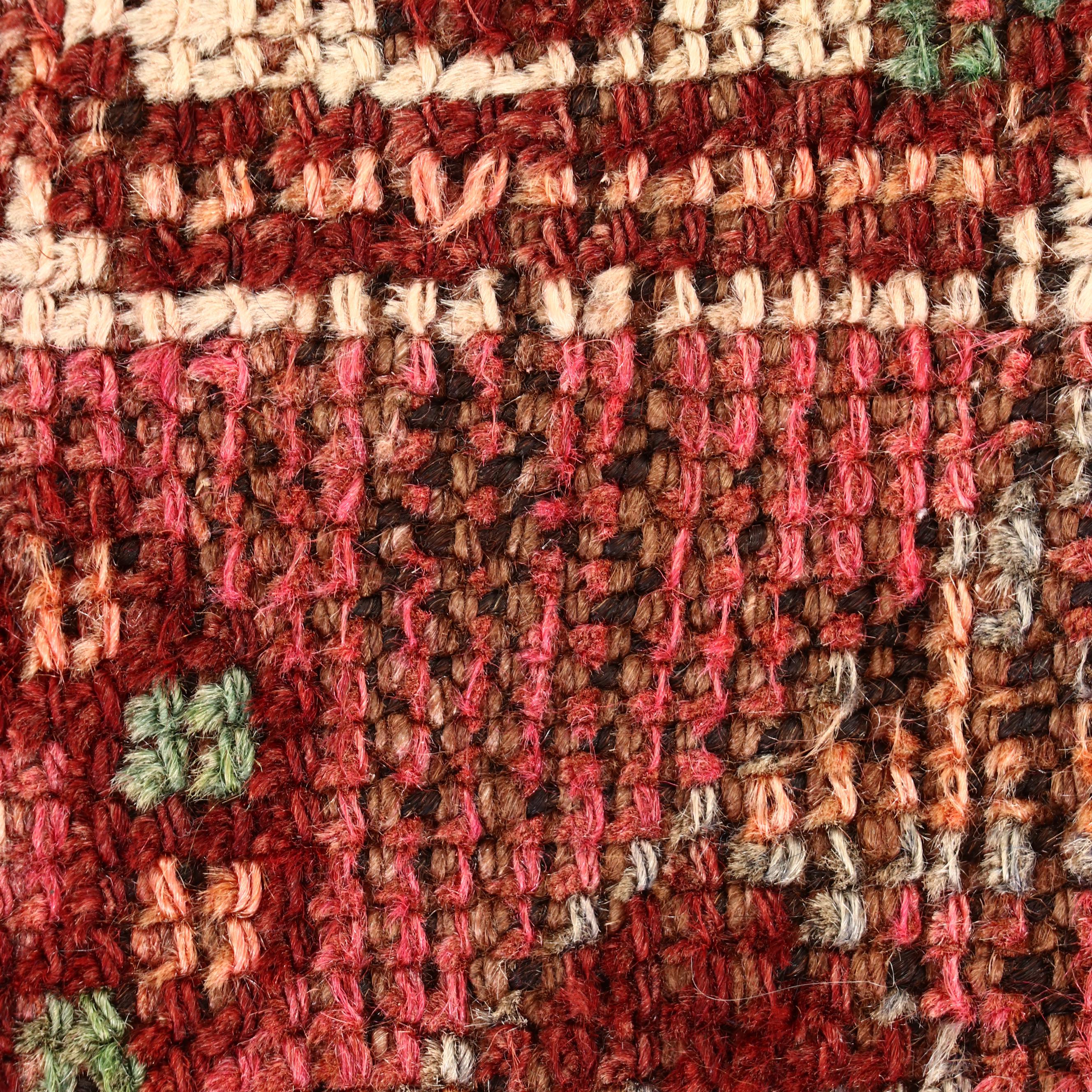 1'5 x 5'6 Hand-Knotted Persian Remnant Carpet Runner