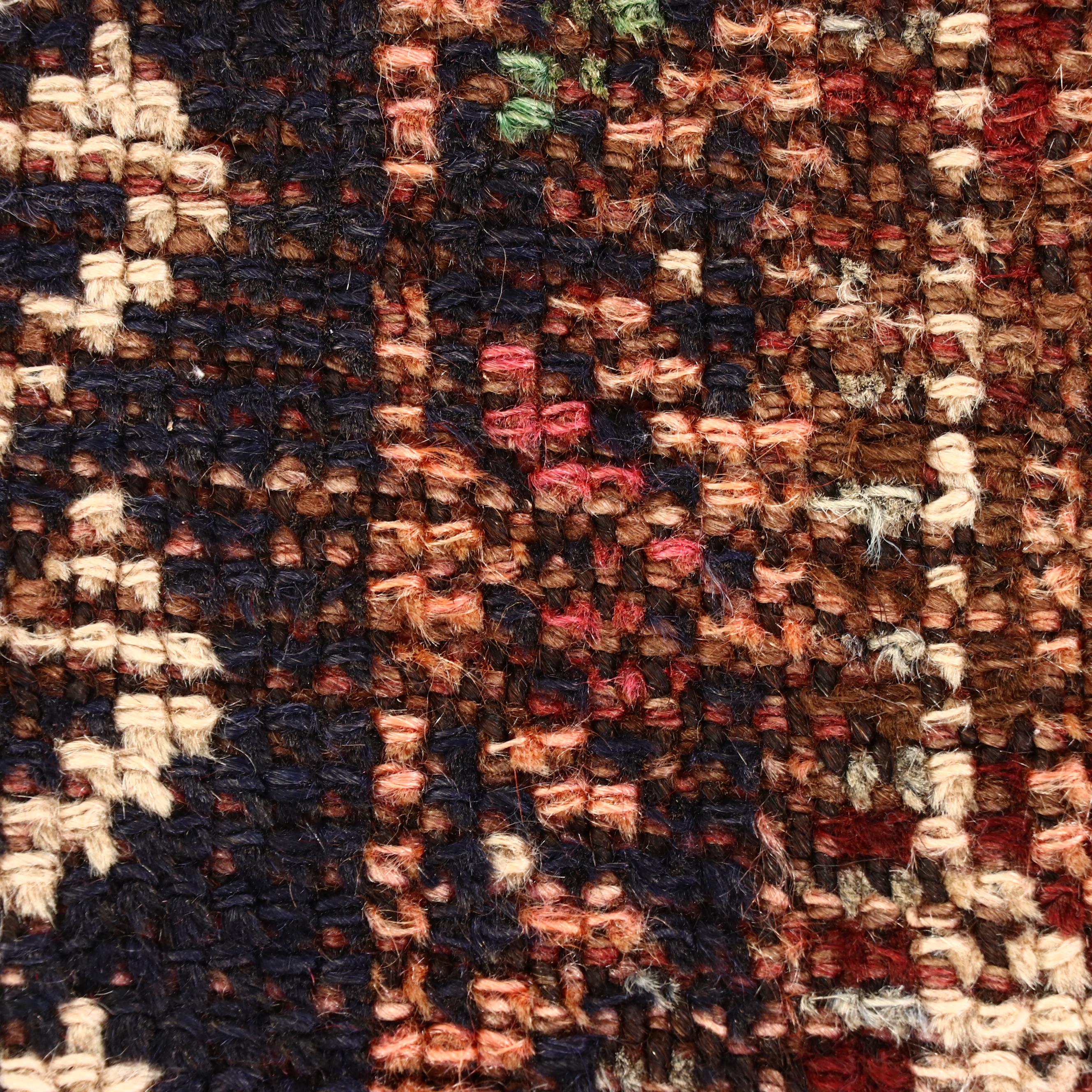 1'5 x 5'6 Hand-Knotted Persian Remnant Carpet Runner