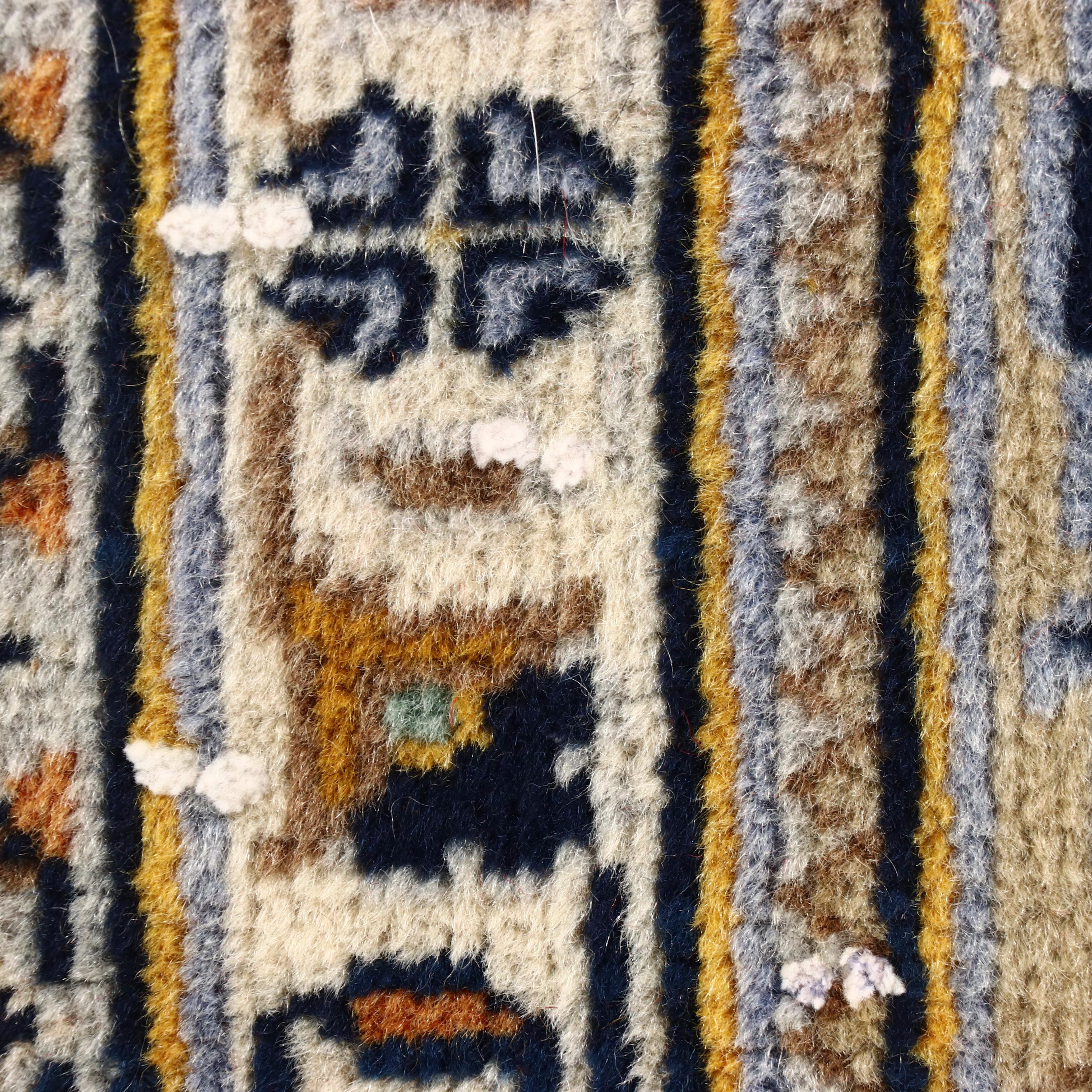 1'8 x 7'5 Hand-Knotted Persian Carpet Runner Remnant