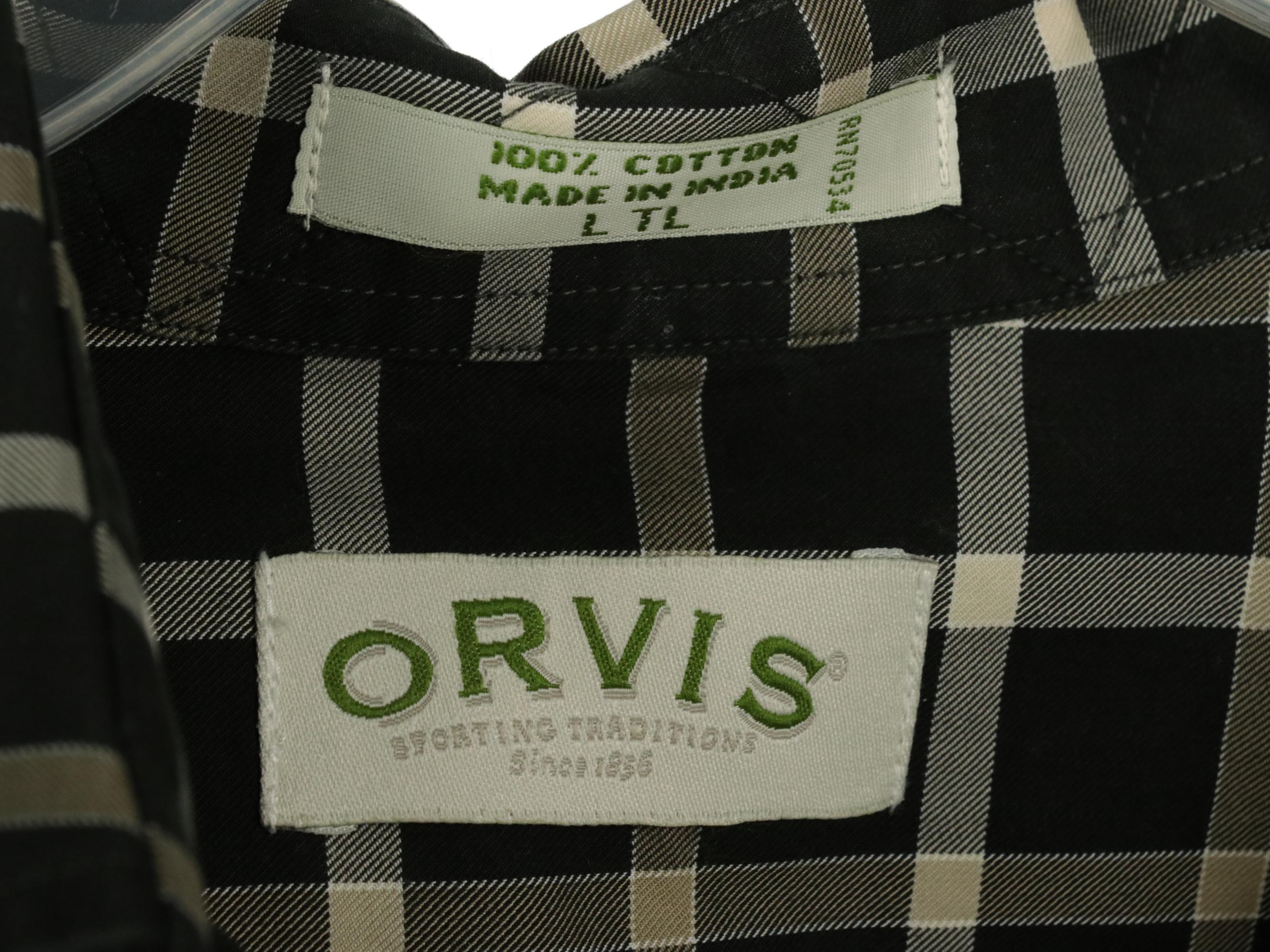 Men's Orvis Plaid Button-Down Shirts, Fleece/Flannel Lined Shirts, and Pullovers