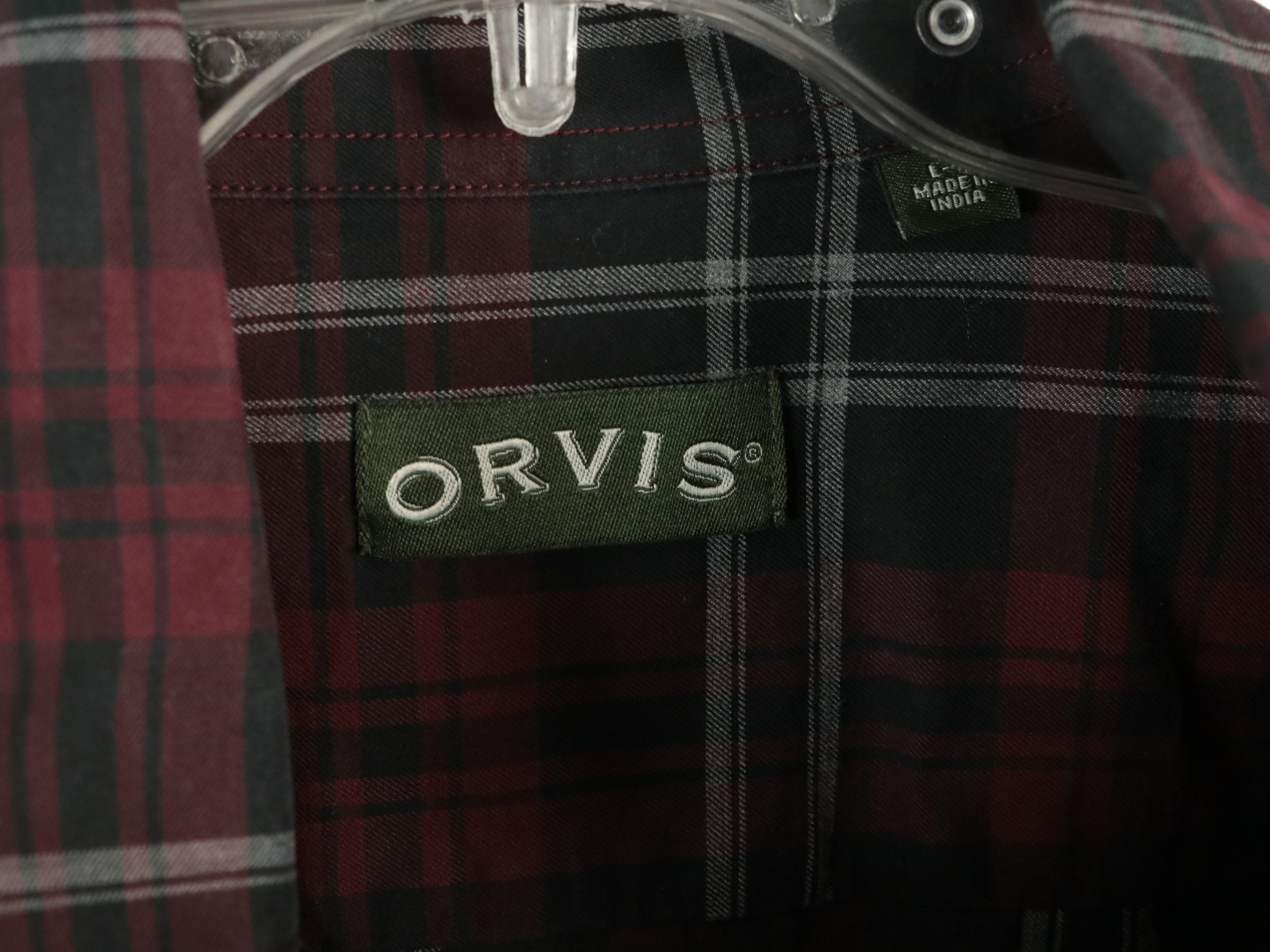 Men's Orvis Plaid Button-Down Shirts, Fleece/Flannel Lined Shirts, and Pullovers