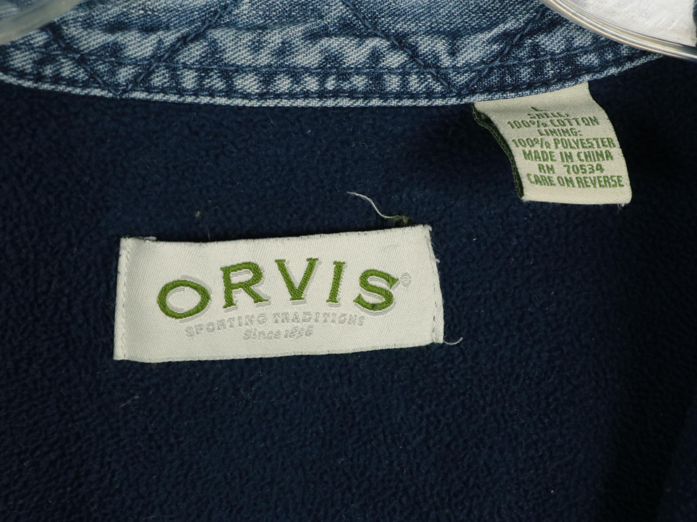 Men's Orvis Plaid Button-Down Shirts, Fleece/Flannel Lined Shirts, and Pullovers
