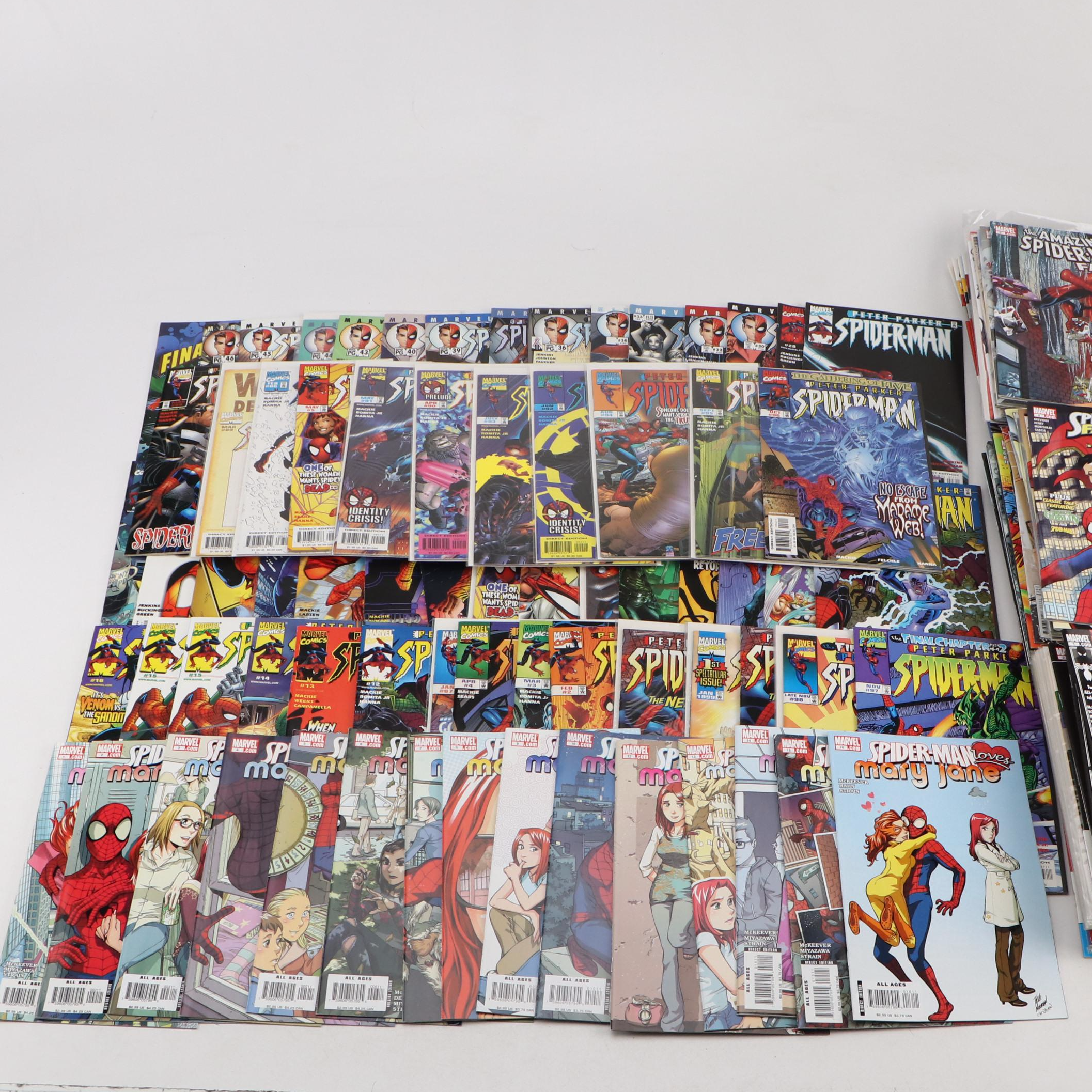 Modern Age Marvel Comic Books Featuring "Spider-Man Loves Mary Jane" #1–10