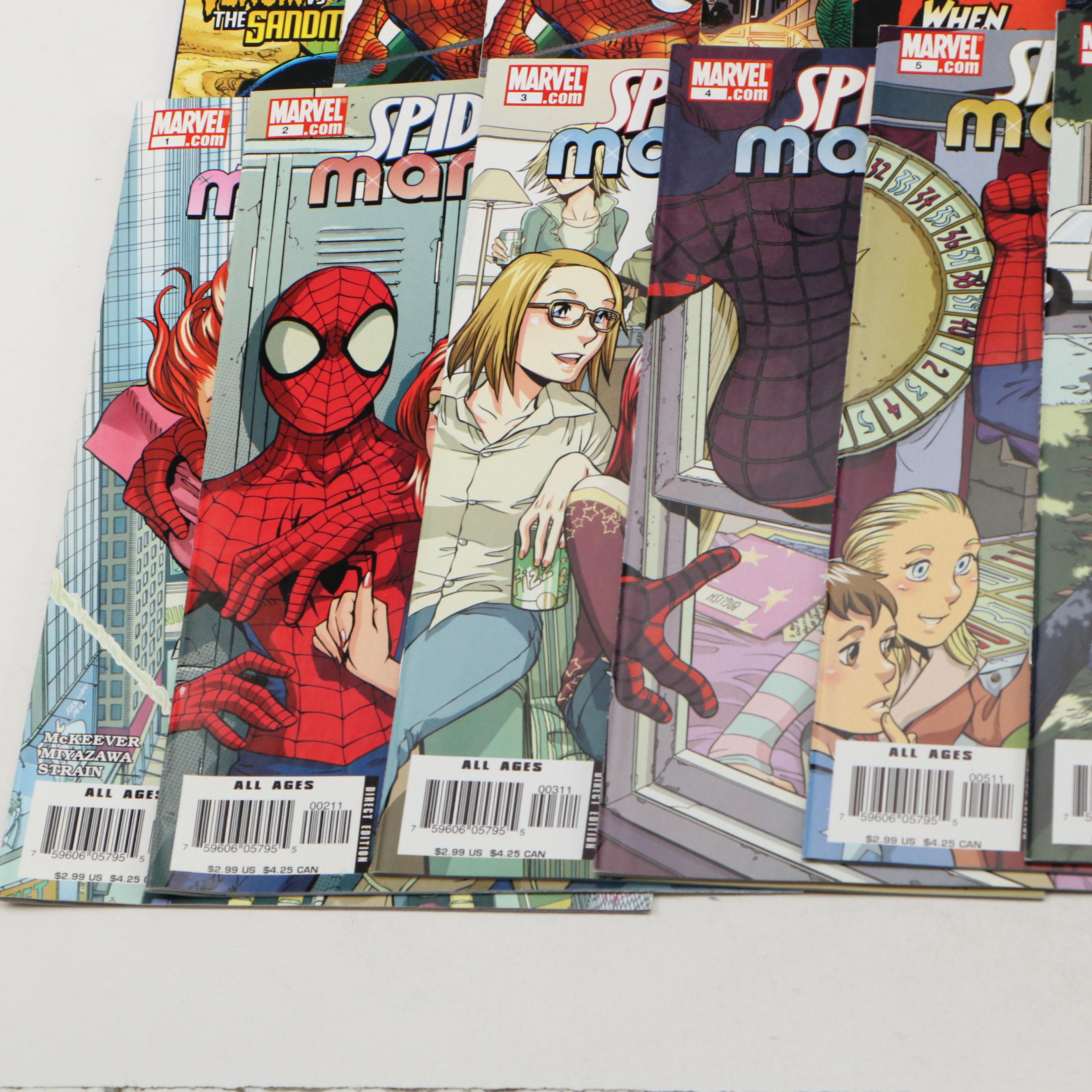 Modern Age Marvel Comic Books Featuring "Spider-Man Loves Mary Jane" #1–10