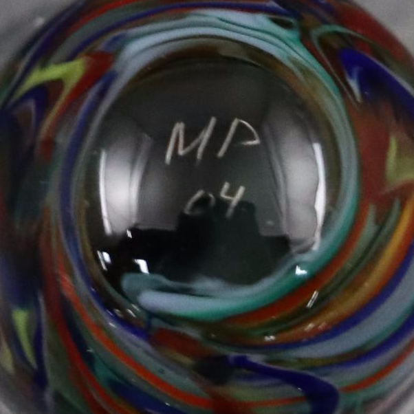 Mike Petura, Rolf Wald, Fiber Optic and Other Multicolor Art Glass Marbles