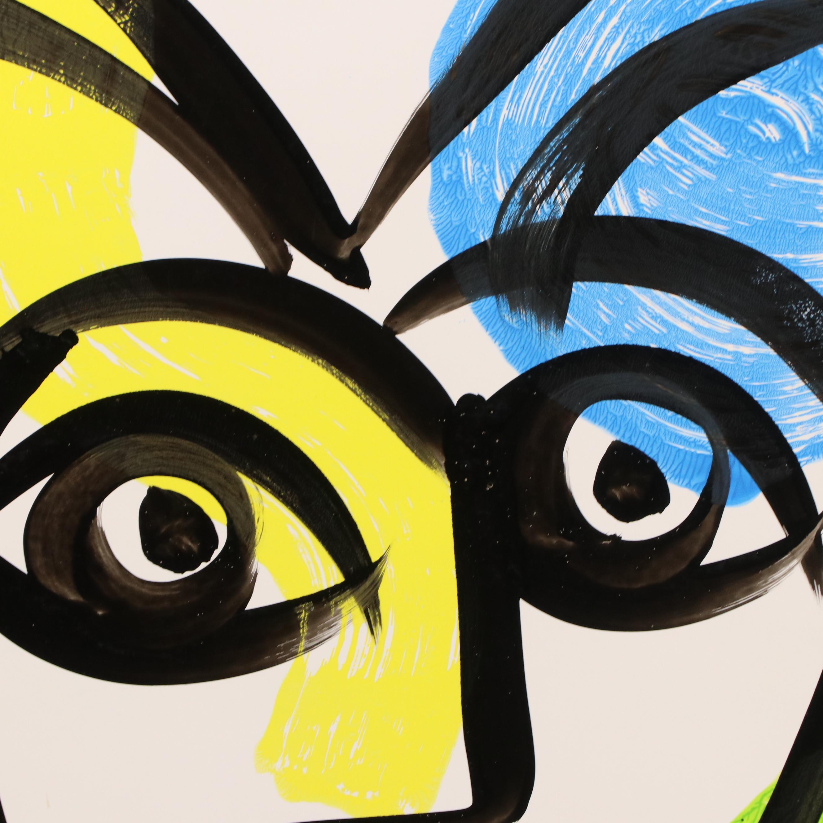 Peter Keil Abstract Acrylic Portrait