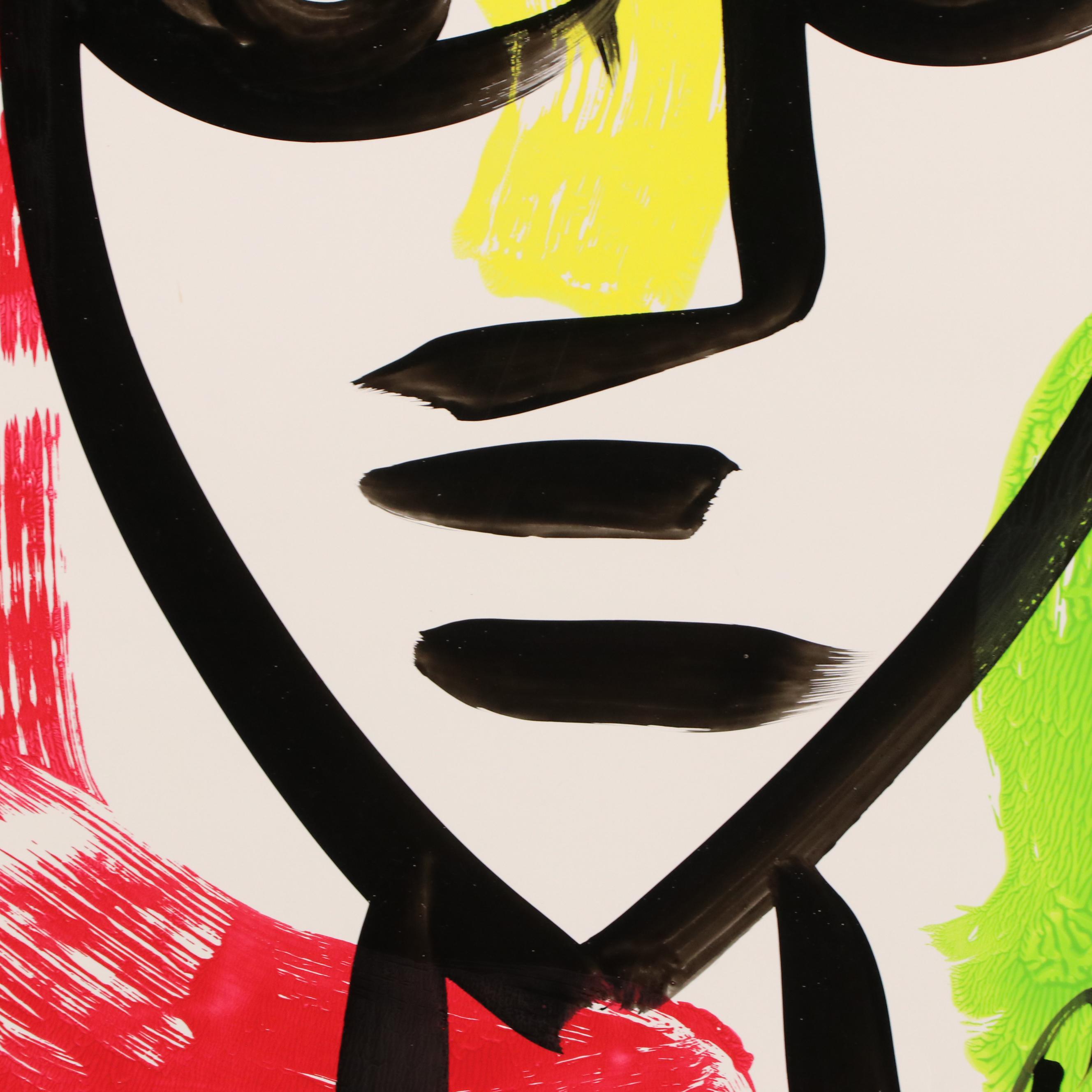 Peter Keil Abstract Acrylic Portrait