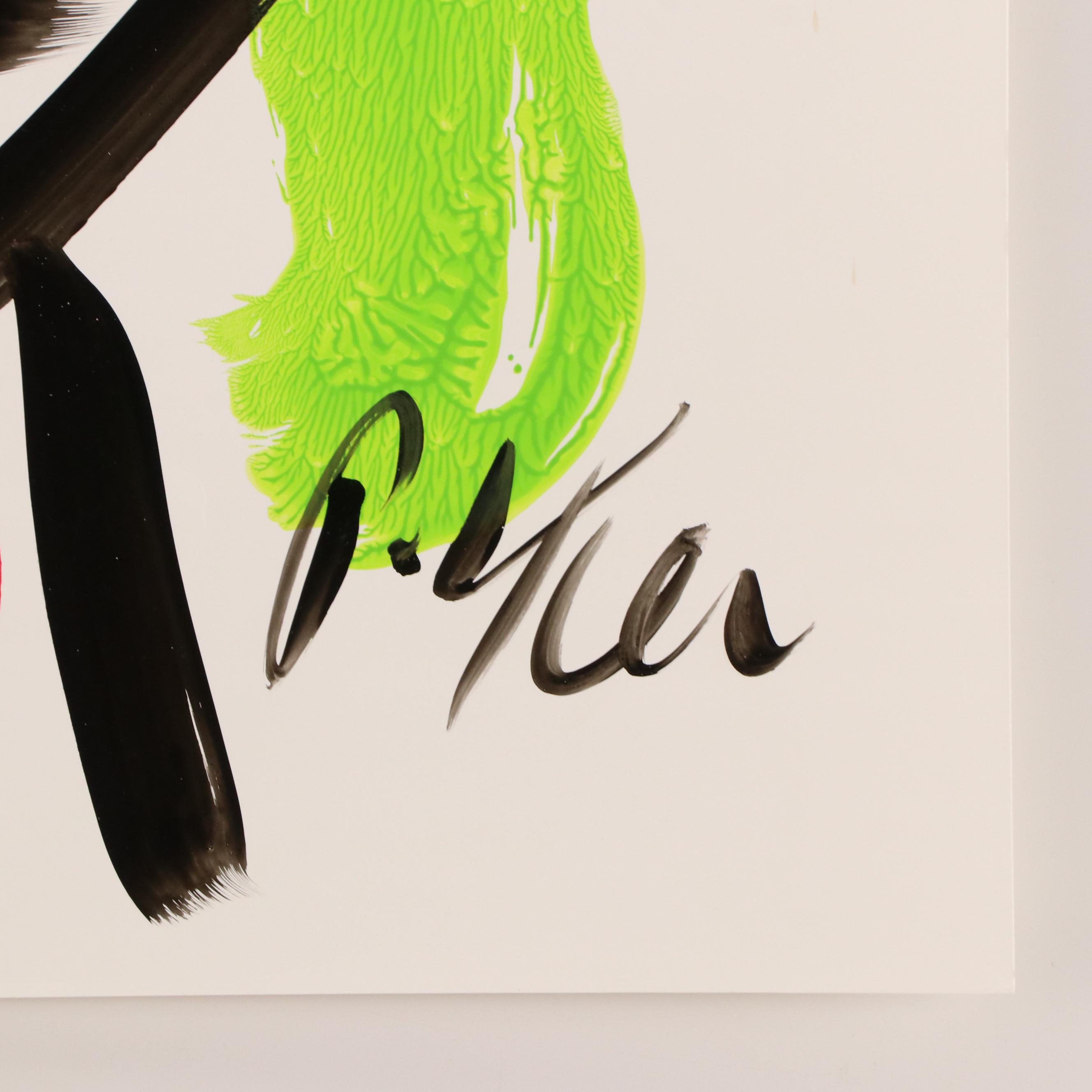 Peter Keil Abstract Acrylic Portrait