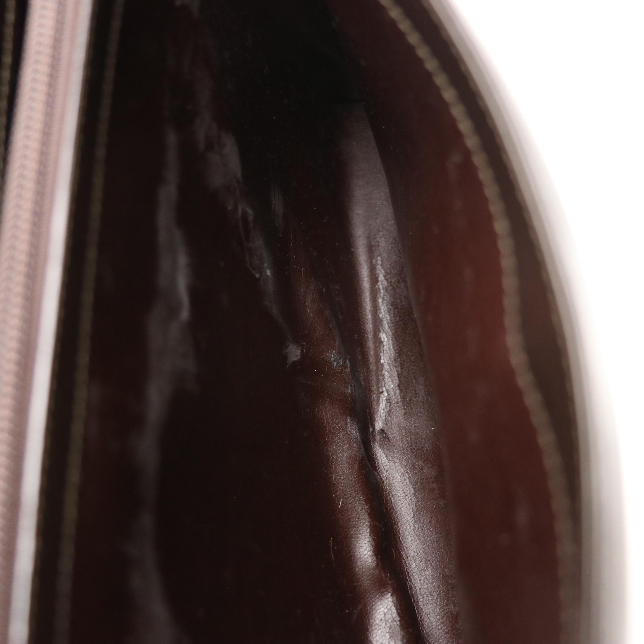 Gucci Full Flap Shoulder Bag in Dark Brown Glazed Leather