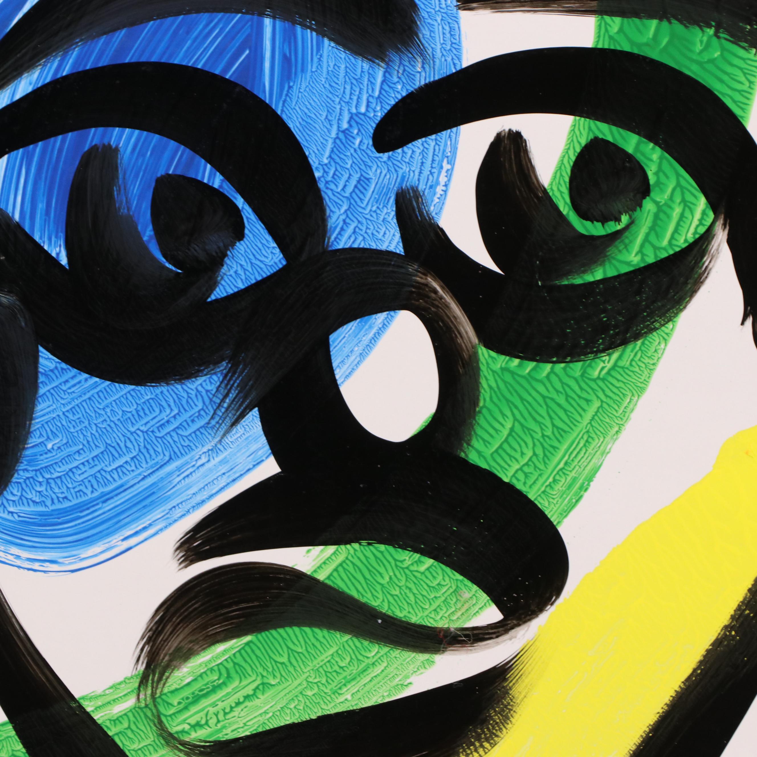 Peter Keil Abstract Acrylic Portrait