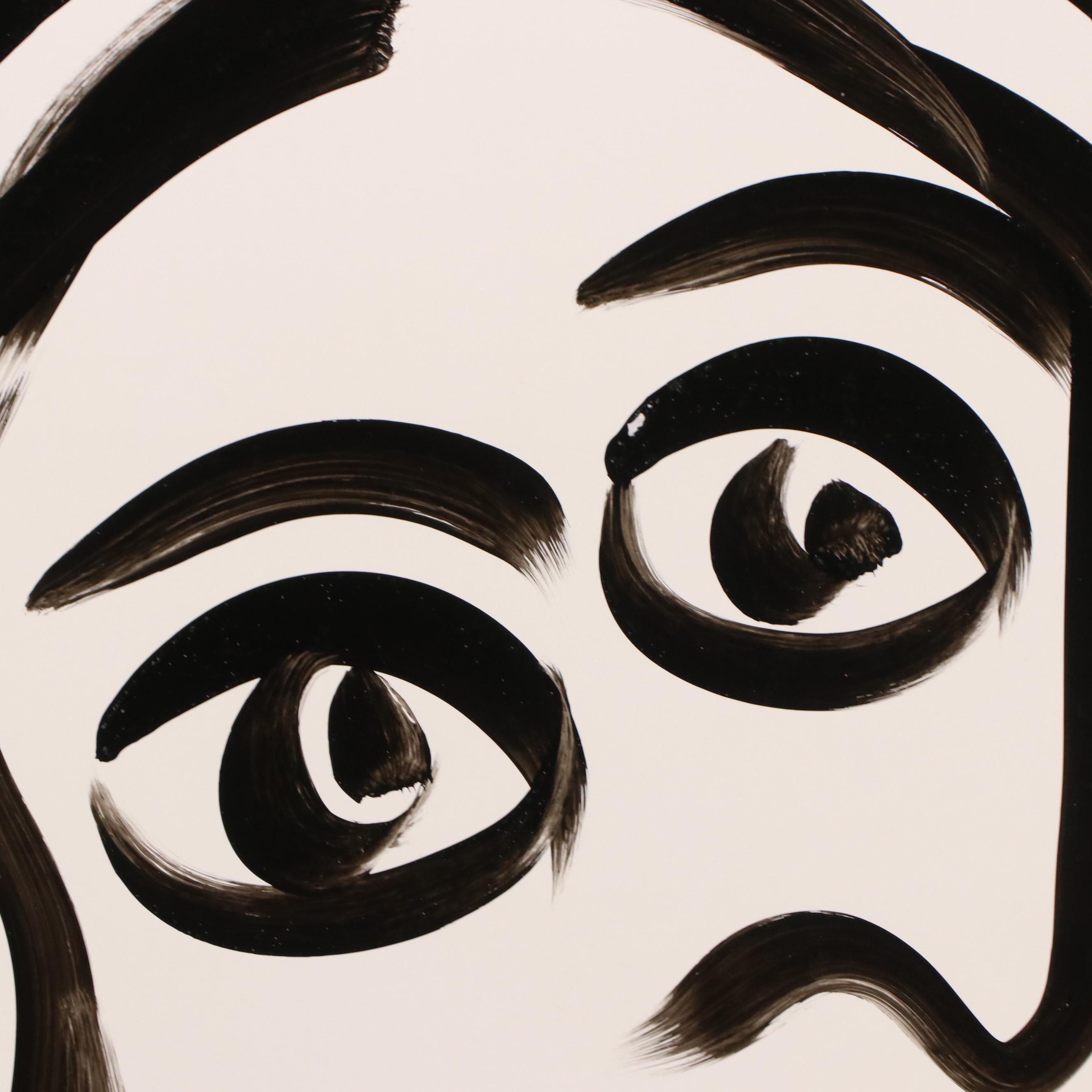 Peter Keil Abstract Acrylic Portrait