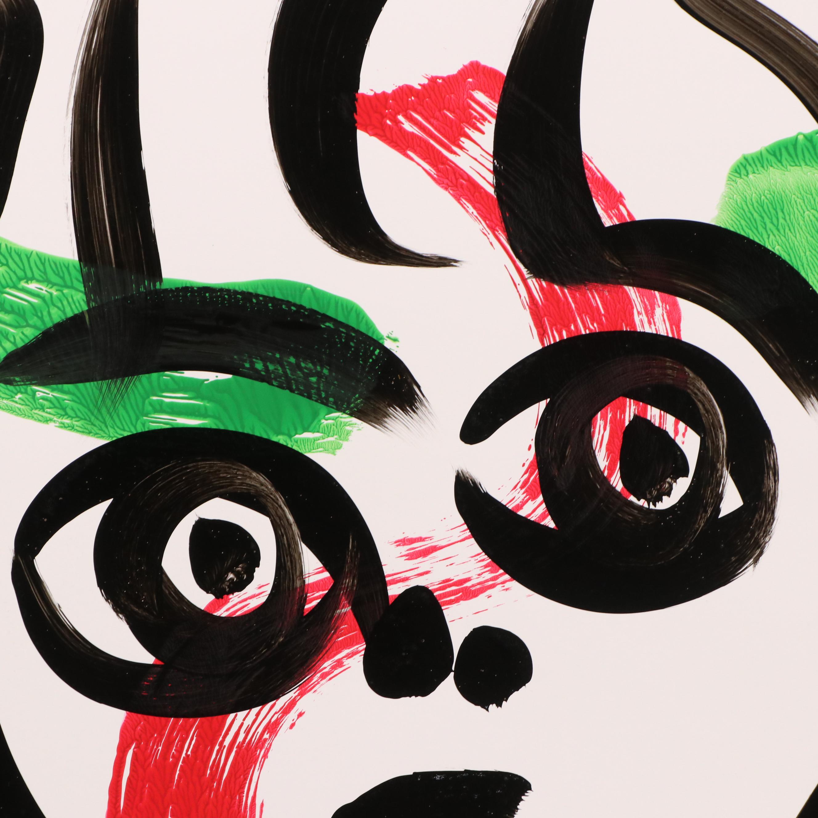 Peter Keil Abstract Acrylic Portrait