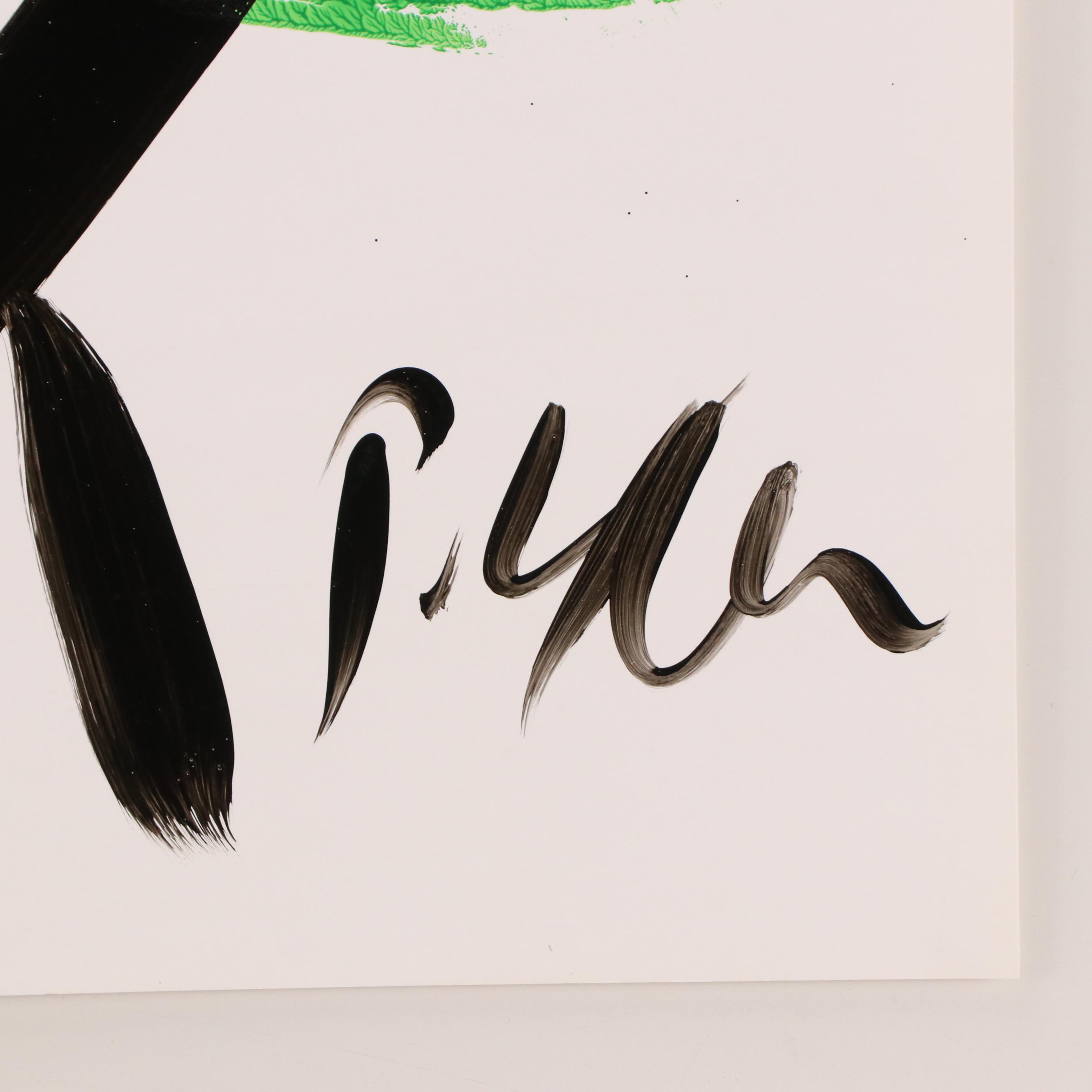 Peter Keil Abstract Acrylic Portrait