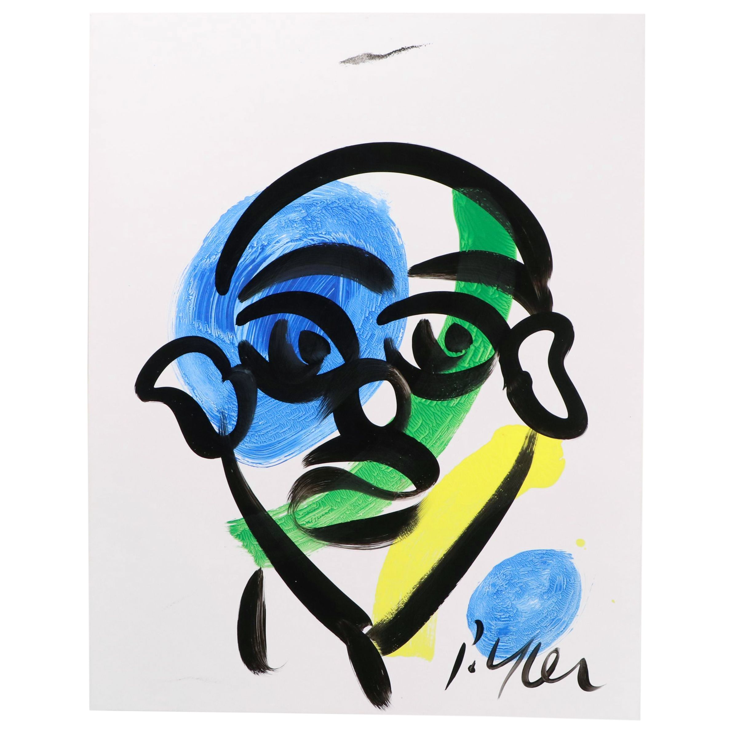 Peter Keil Abstract Acrylic Portrait