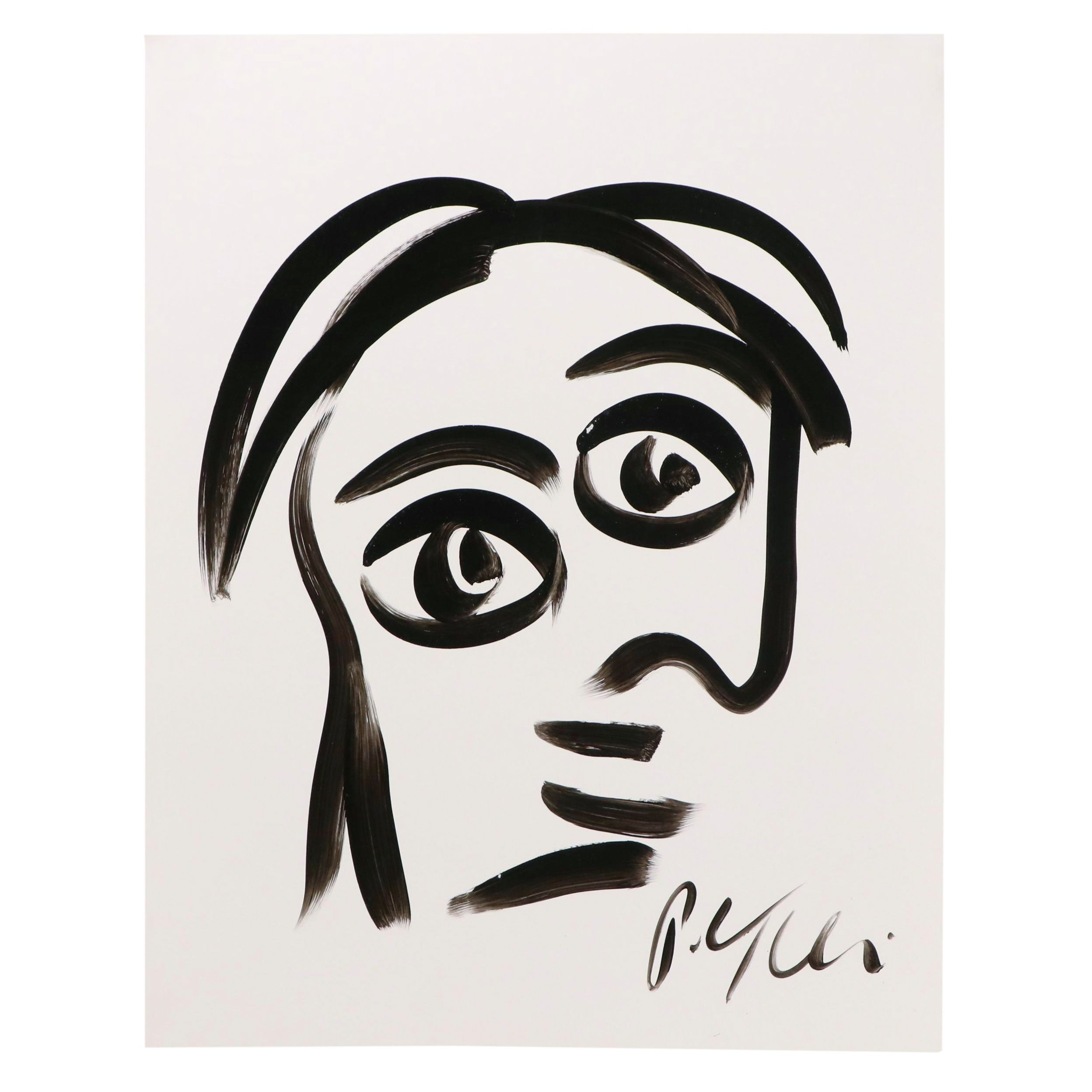 Peter Keil Abstract Acrylic Portrait