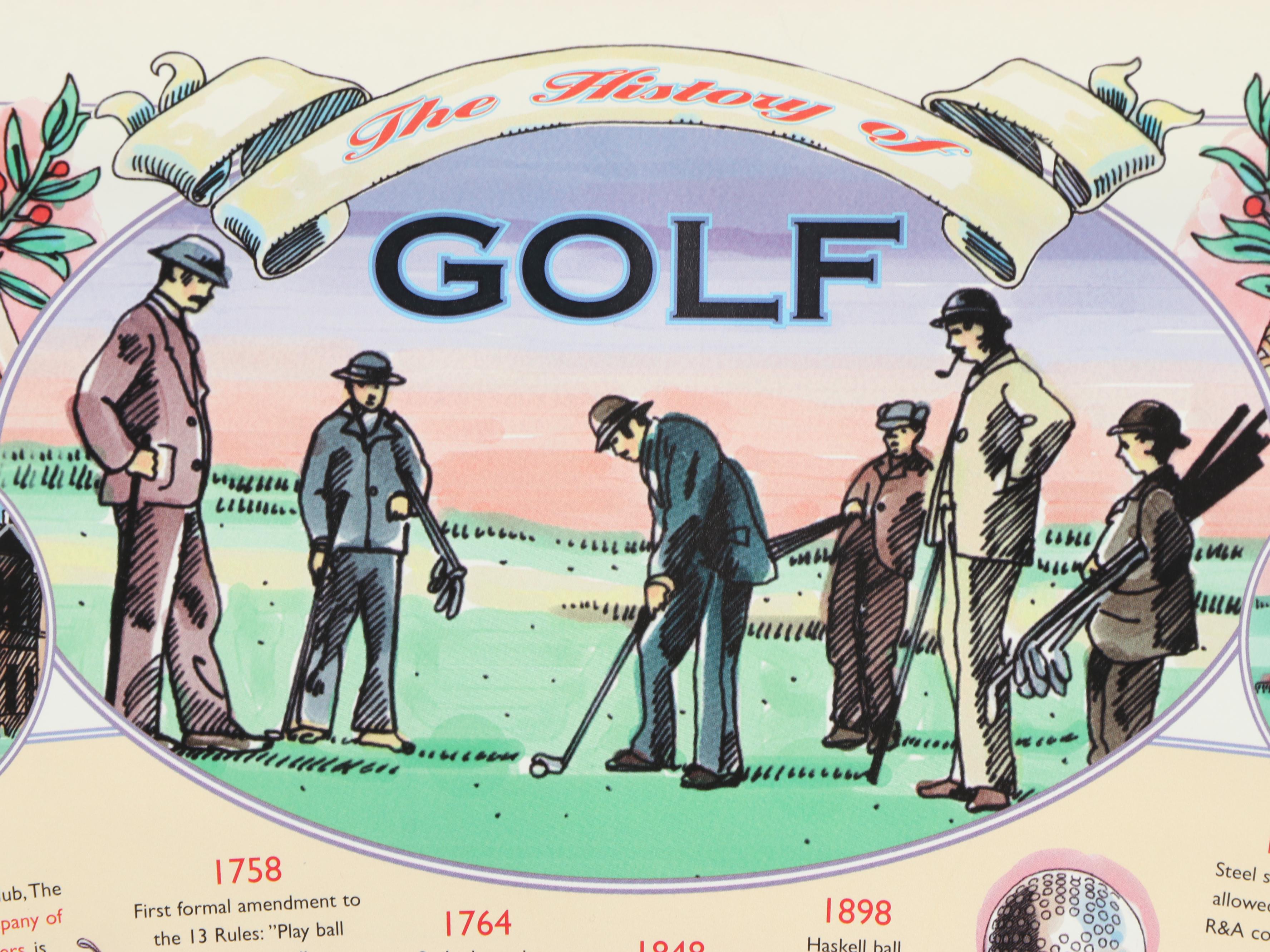 Golf Posters and Prints Featuring Tiger Woods, Phil Mickelson, and More