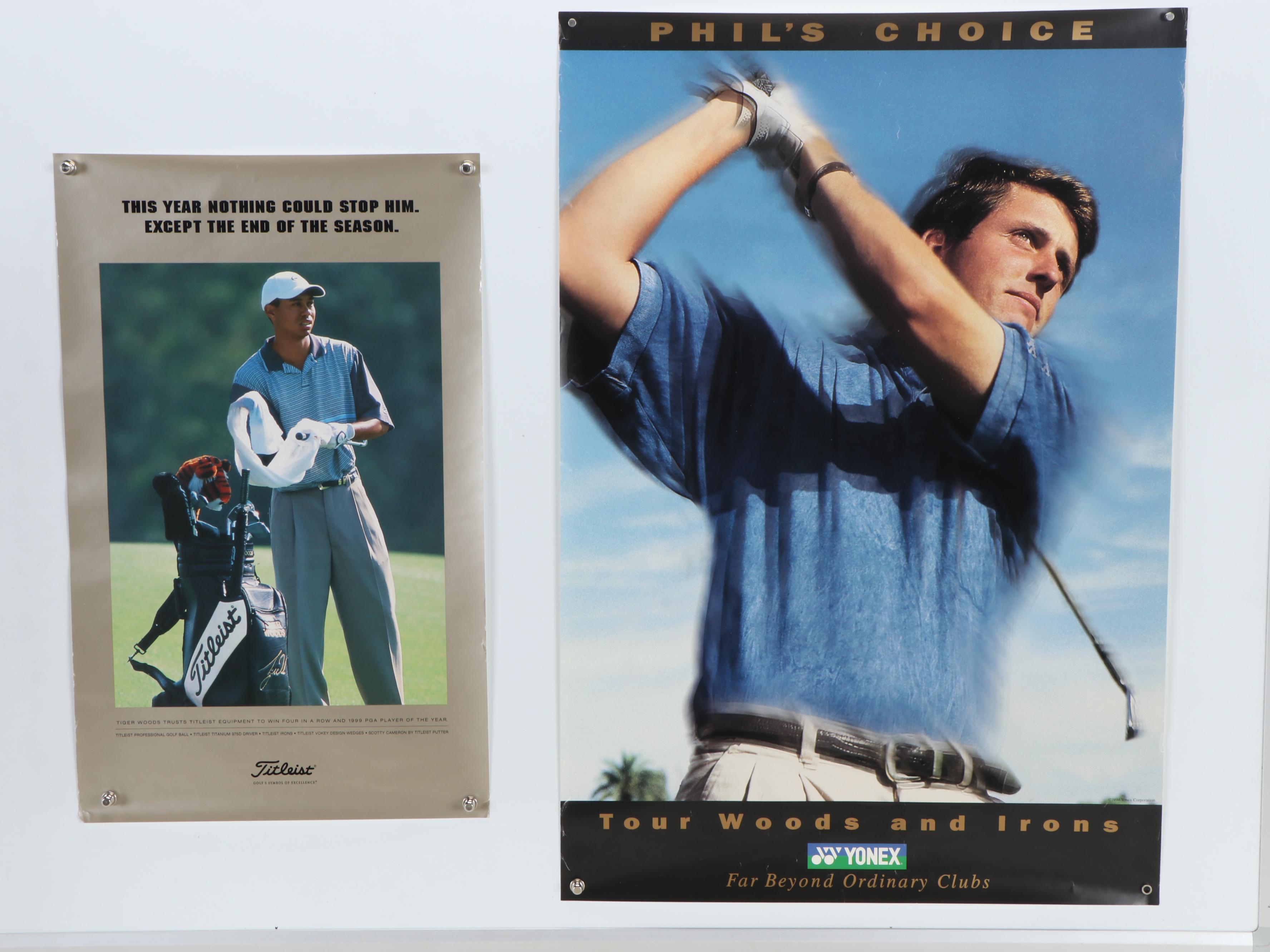 Golf Posters and Prints Featuring Tiger Woods, Phil Mickelson, and More