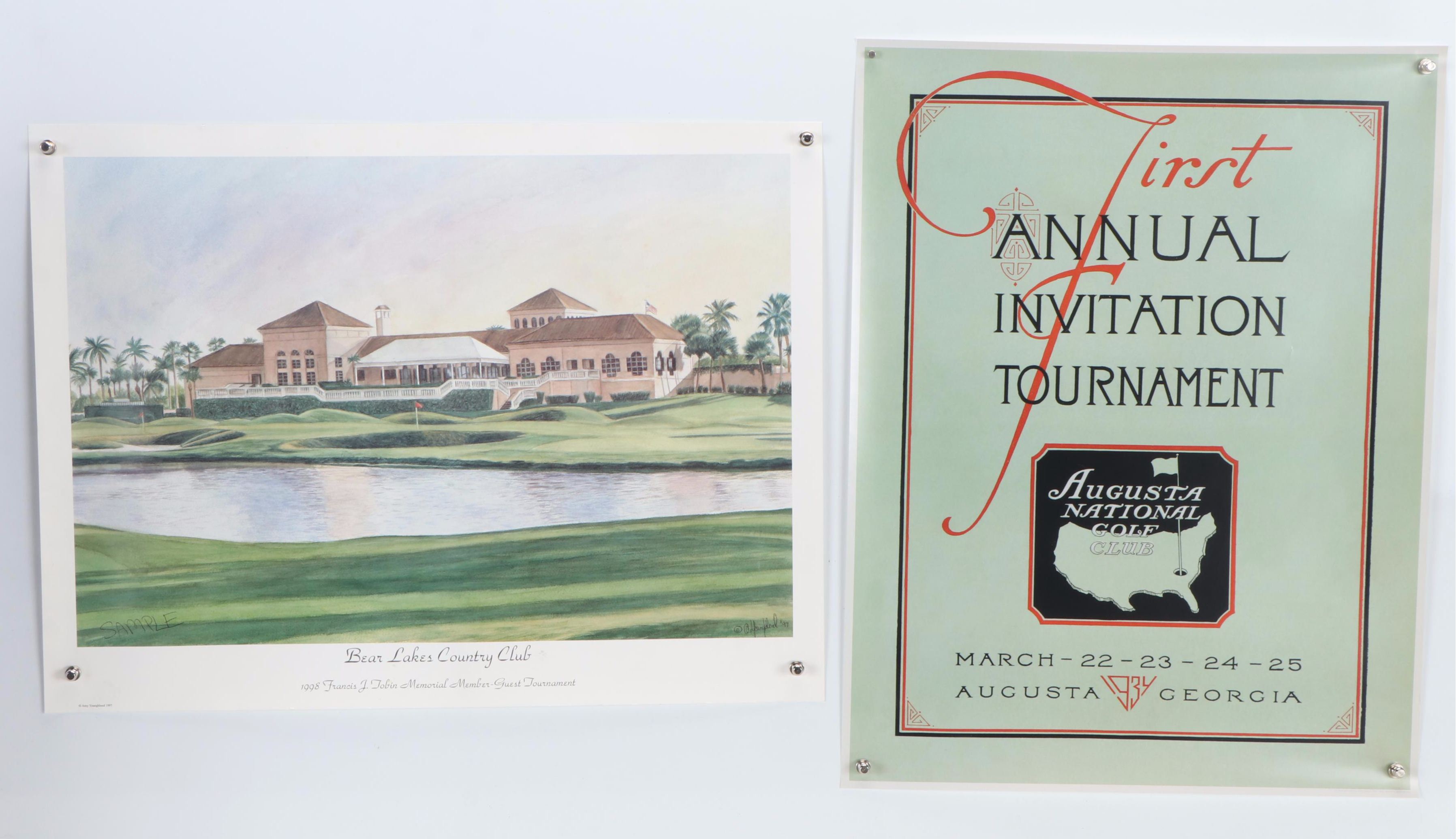 Golf Posters and Prints Featuring Tiger Woods, Phil Mickelson, and More