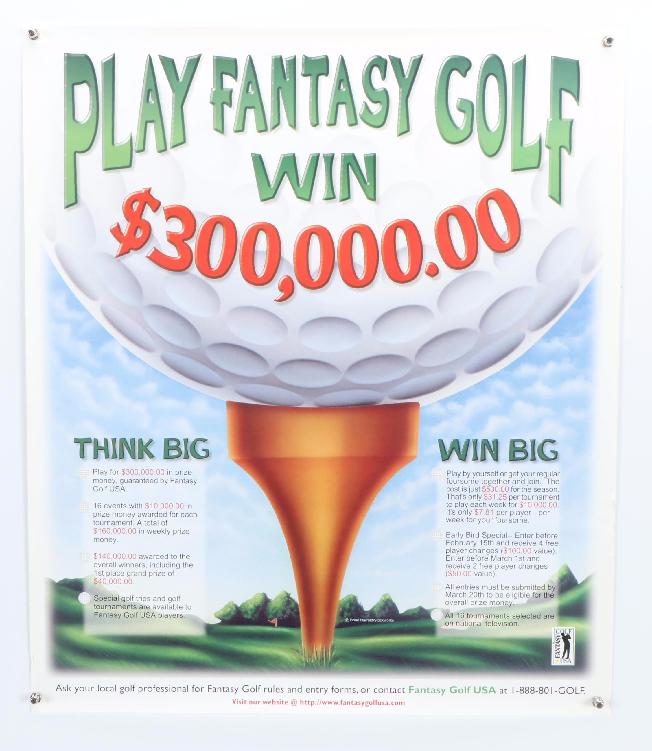 Golf Posters and Prints Featuring Tiger Woods, Phil Mickelson, and More