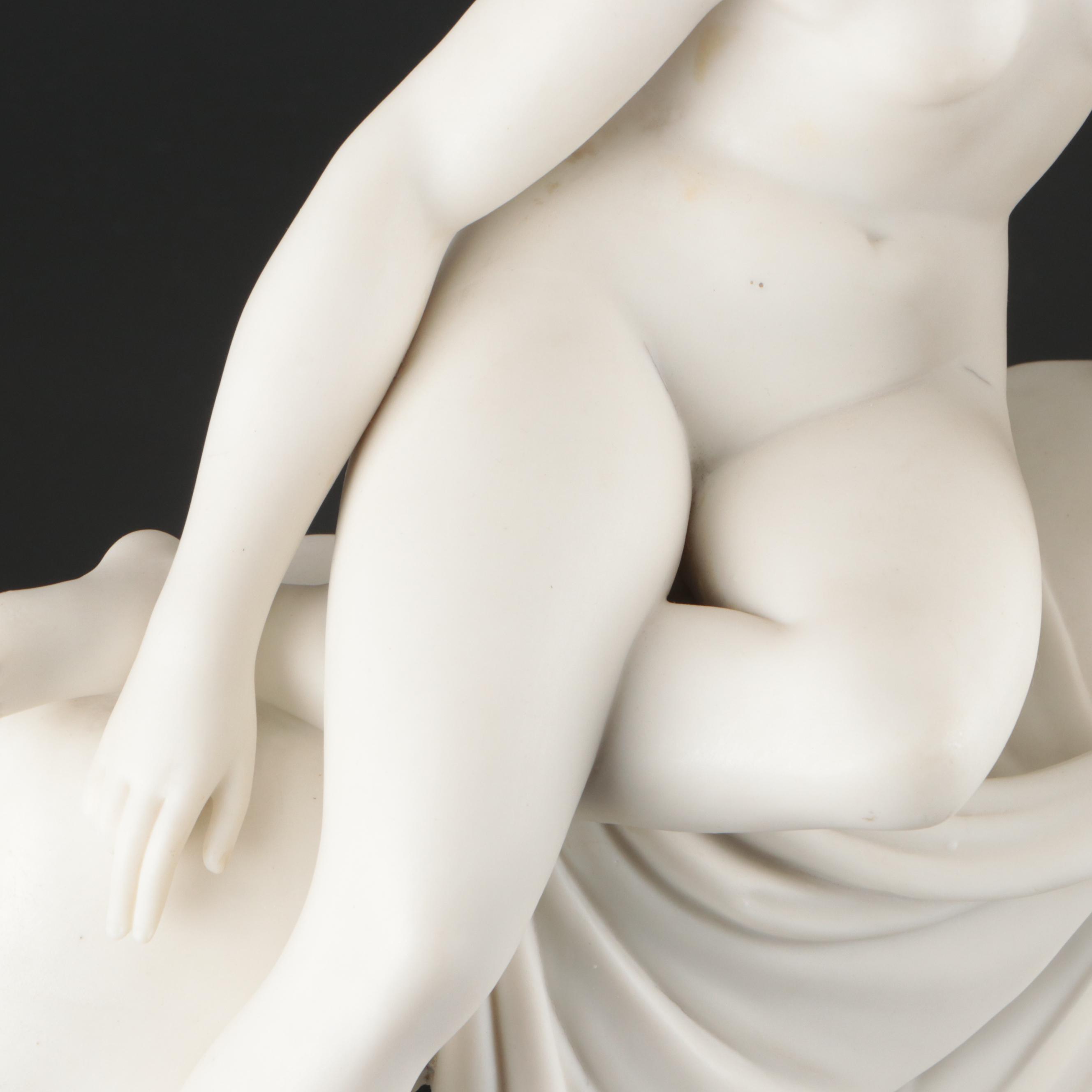 Marble Sculpture After "Ariadne on the Panther" by Johann Heinrich von Dannecker