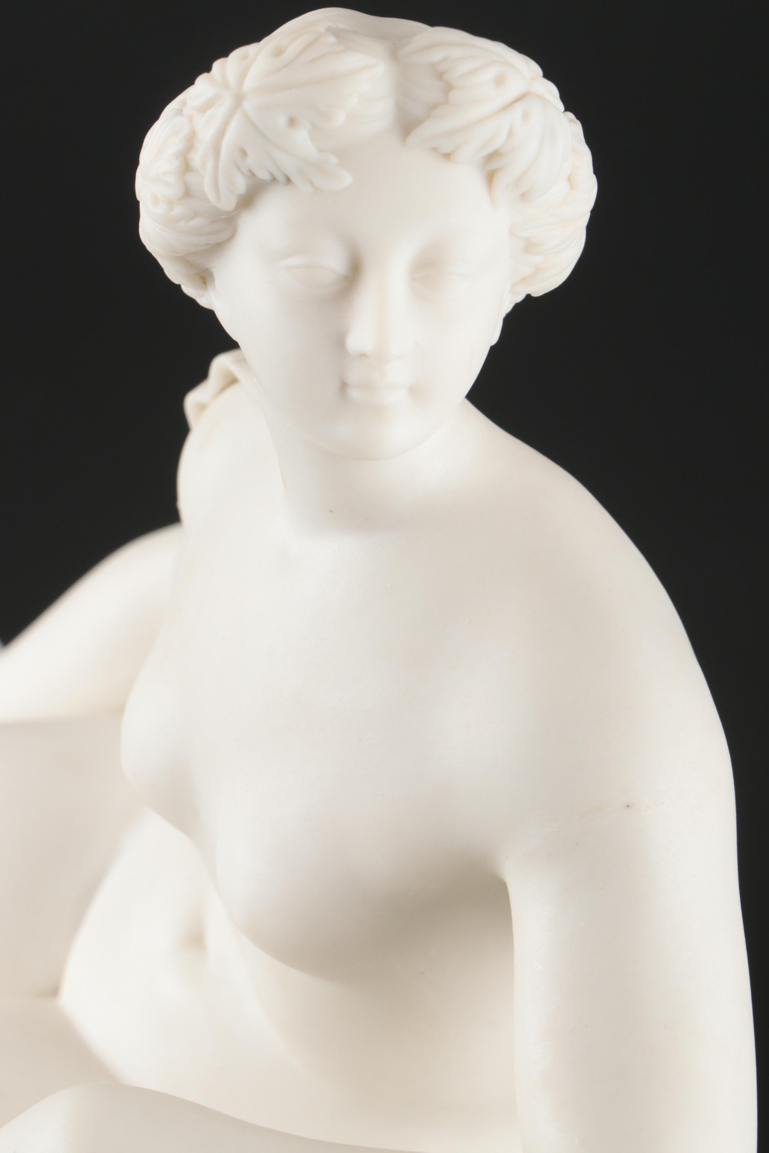 Marble Sculpture After "Ariadne on the Panther" by Johann Heinrich von Dannecker