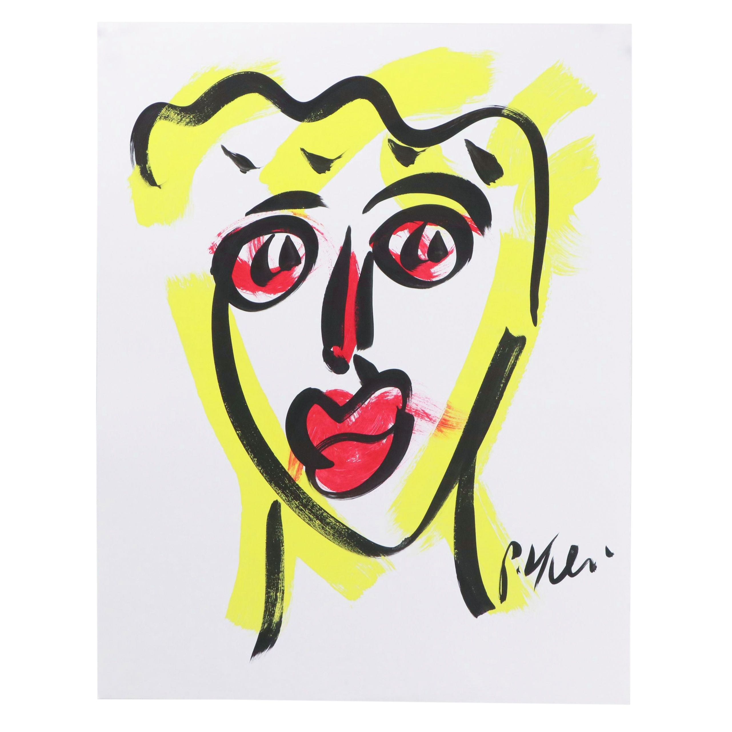 Peter Keil Portrait Acrylic Painting