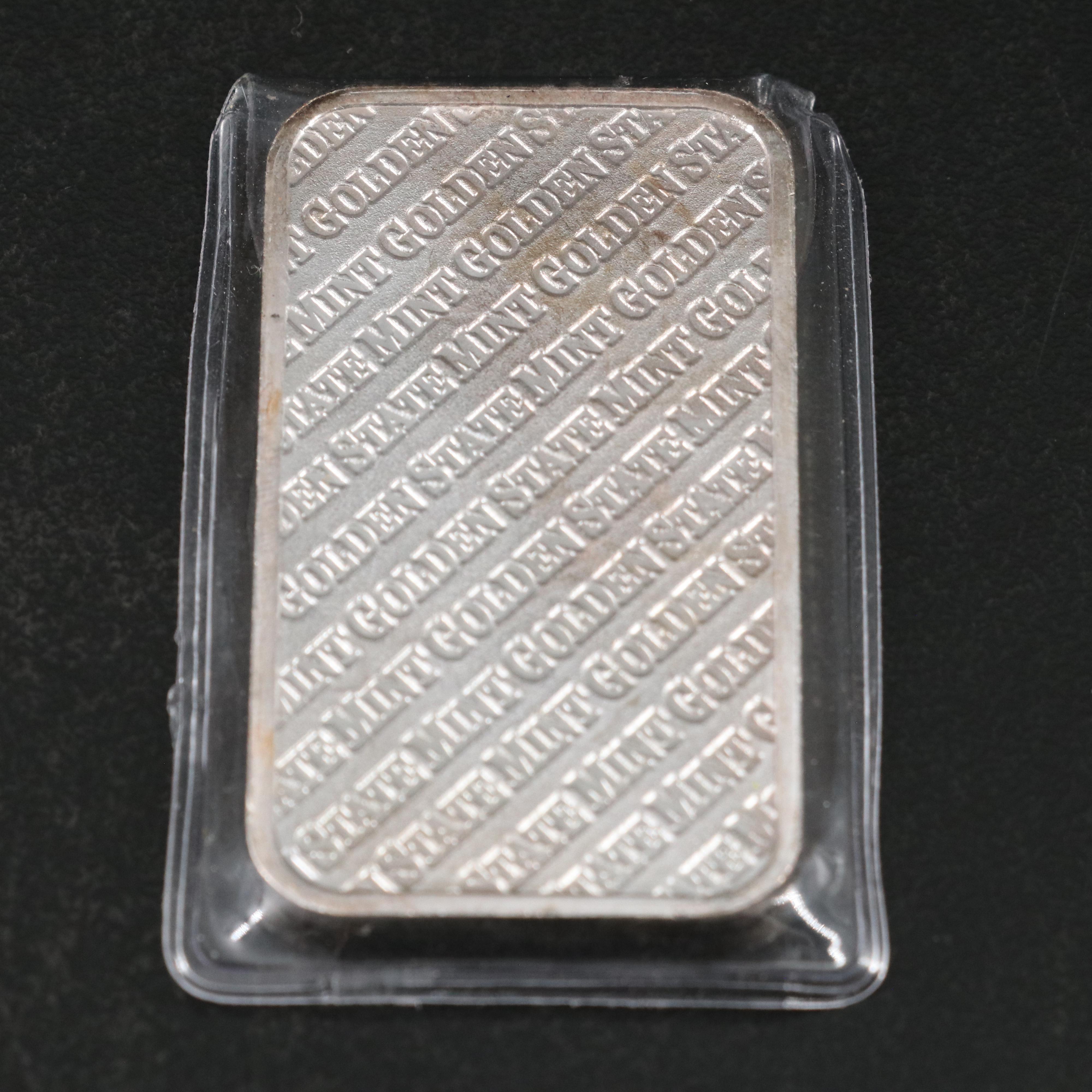 Three One Troy Ounce Fine Silver Ingots