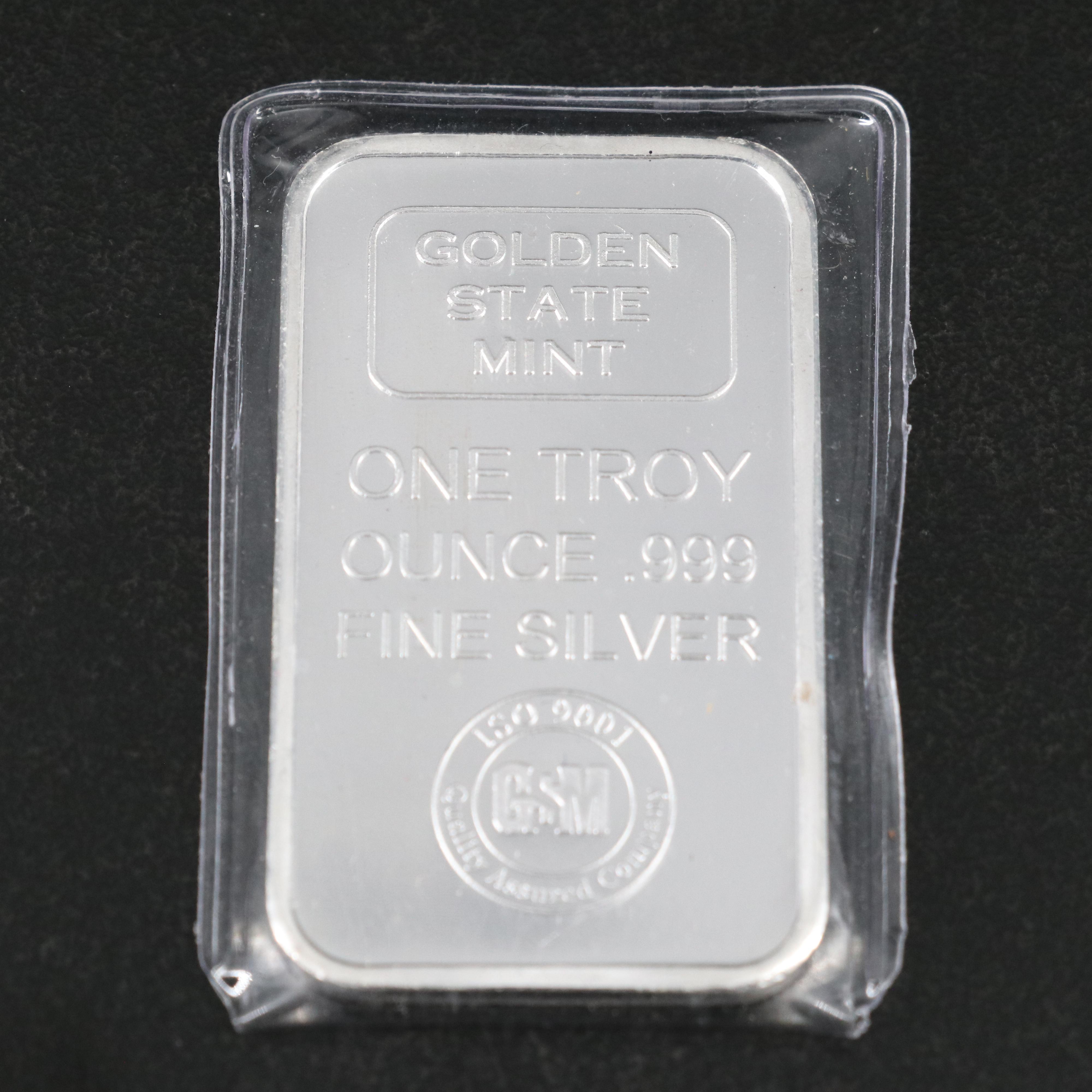 Three One Troy Ounce Fine Silver Ingots