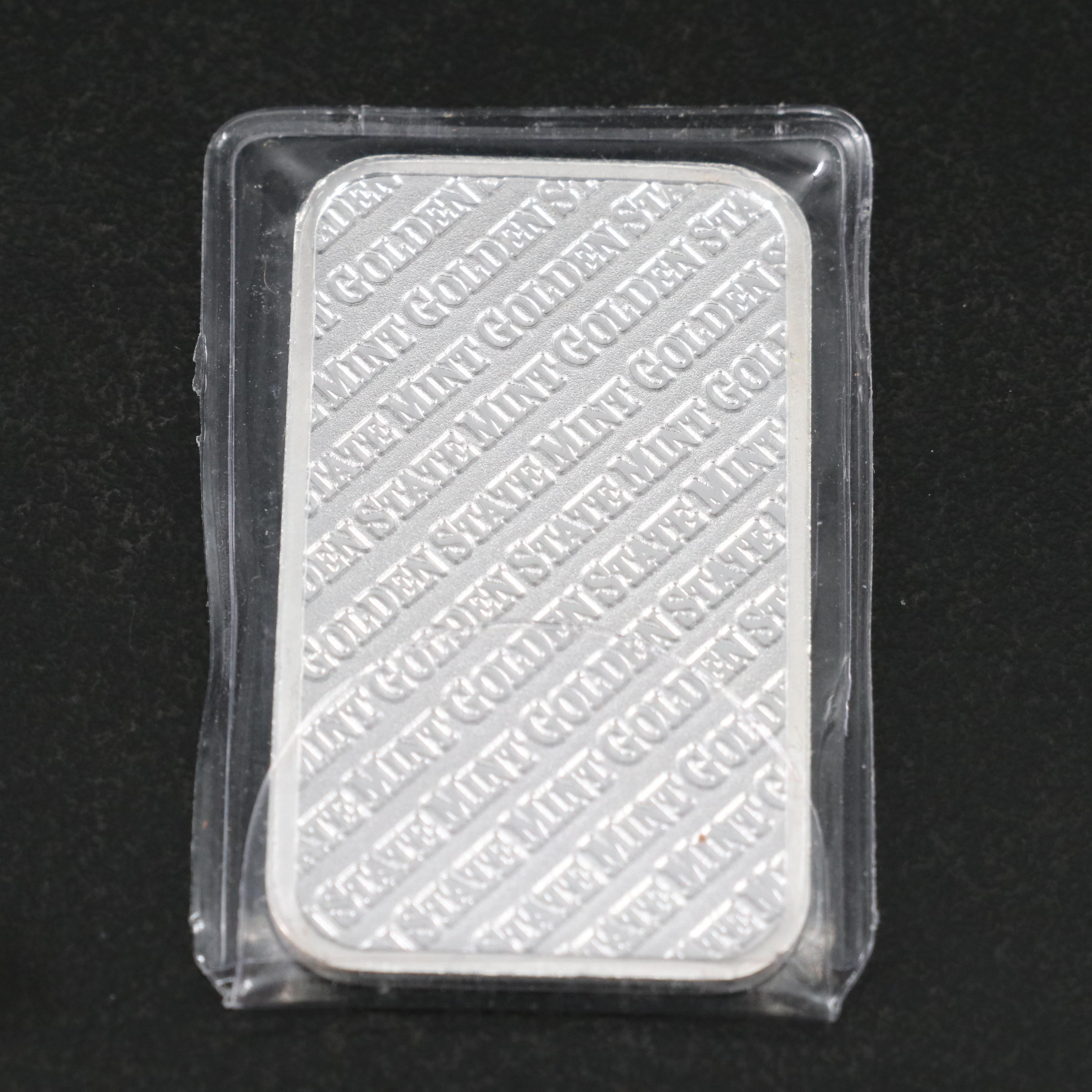 Three One Troy Ounce Fine Silver Ingots