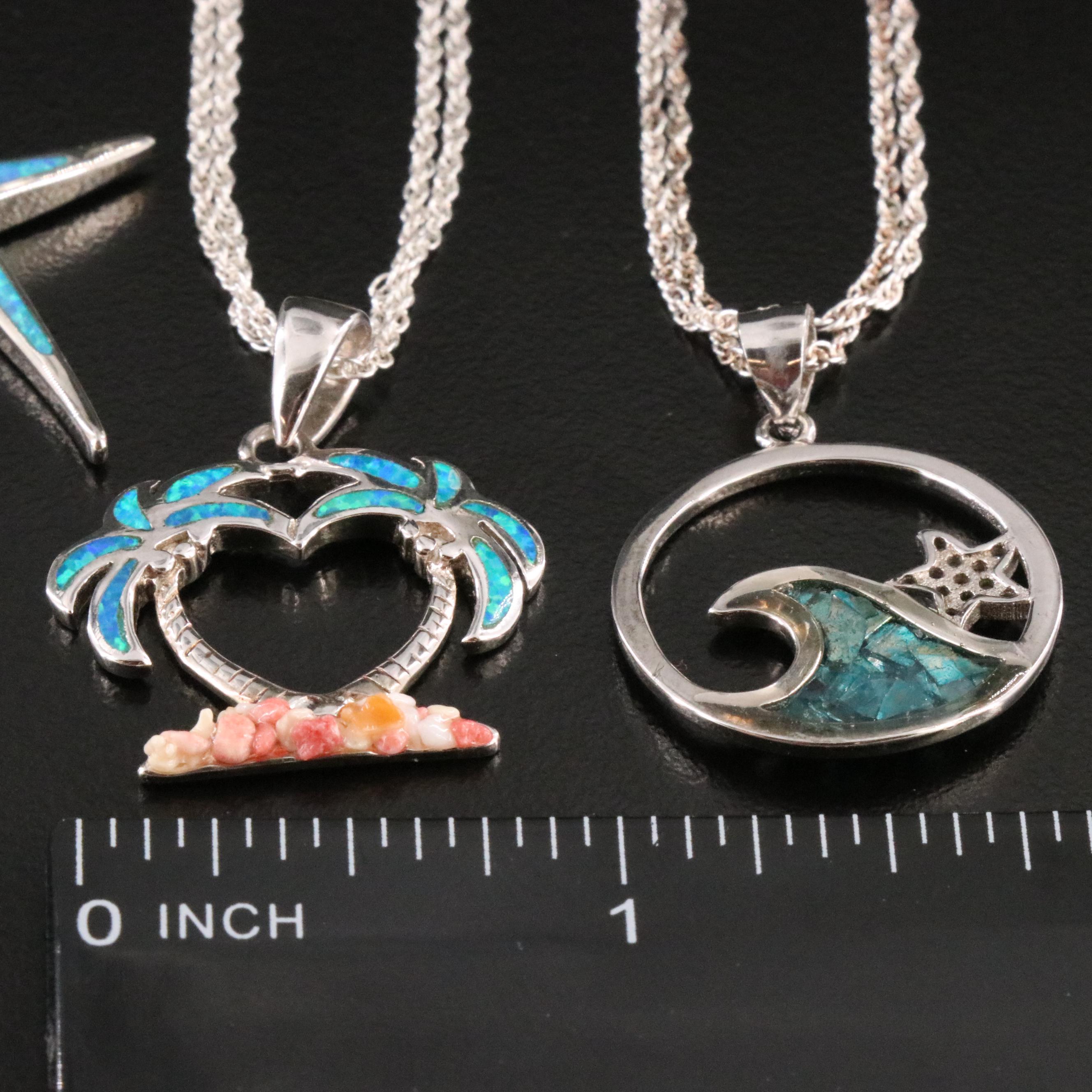Sterling Beach Motif Jewelry Collection