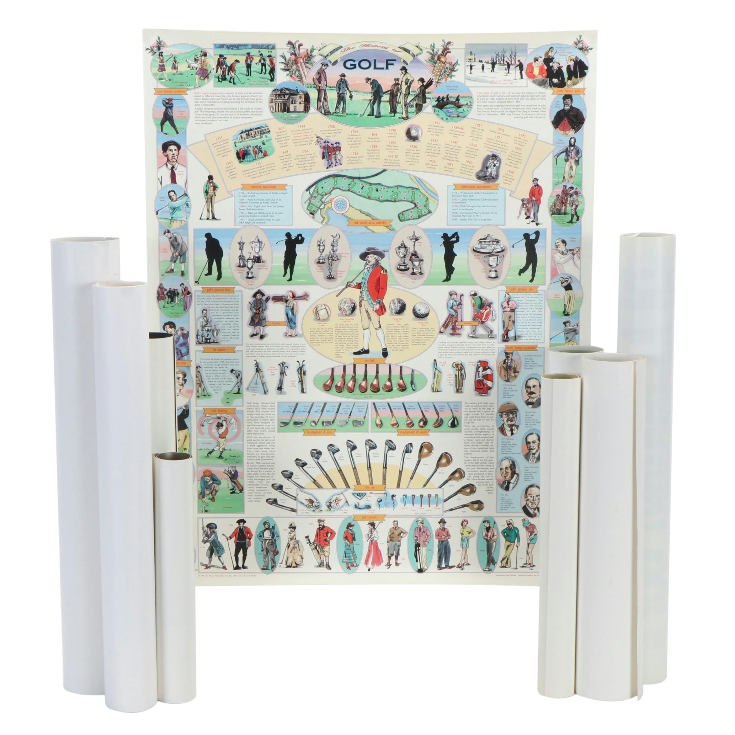 Golf Posters and Prints Featuring Tiger Woods, Phil Mickelson, and More