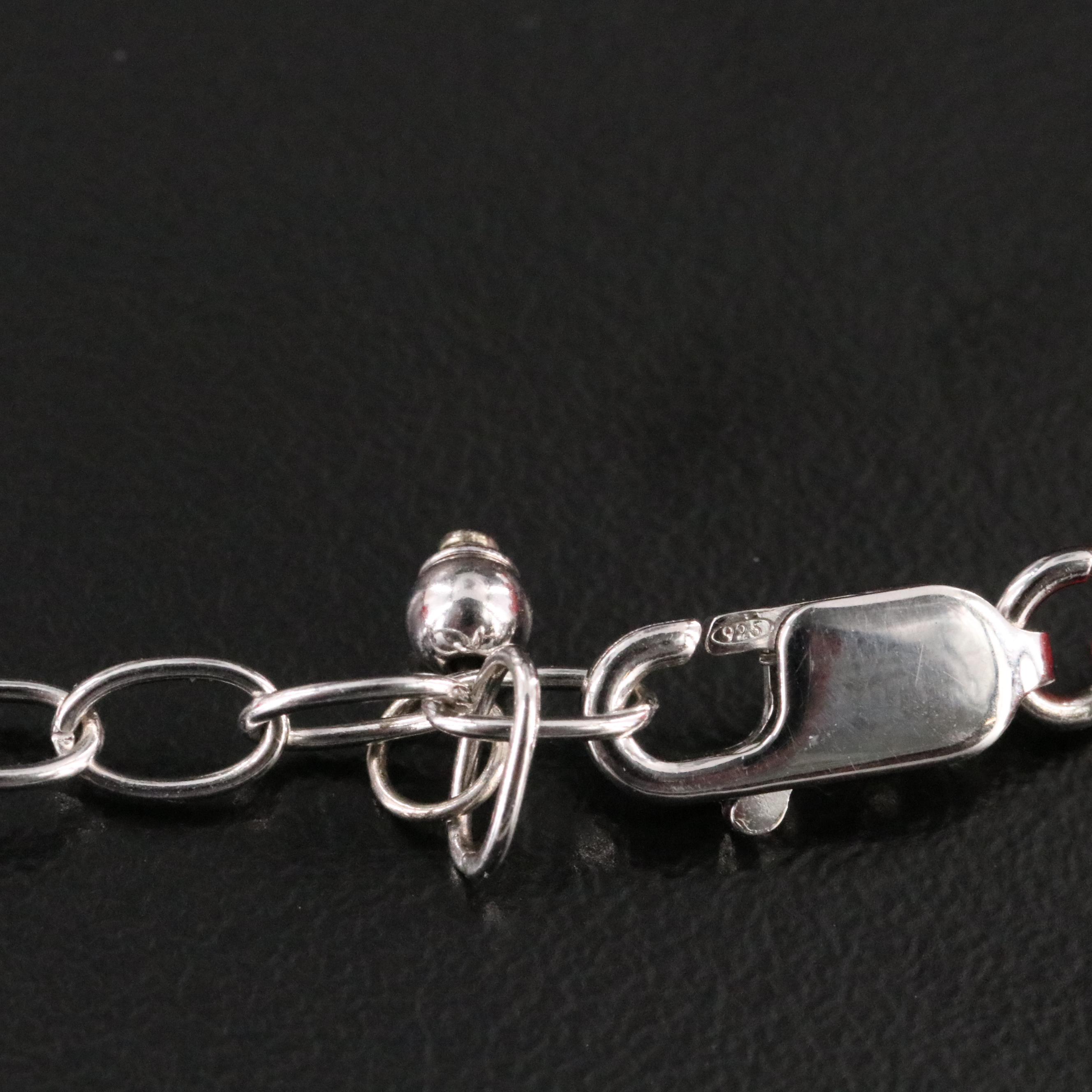 AIL Chunky Branch Coral Beaded Necklace with Sterling