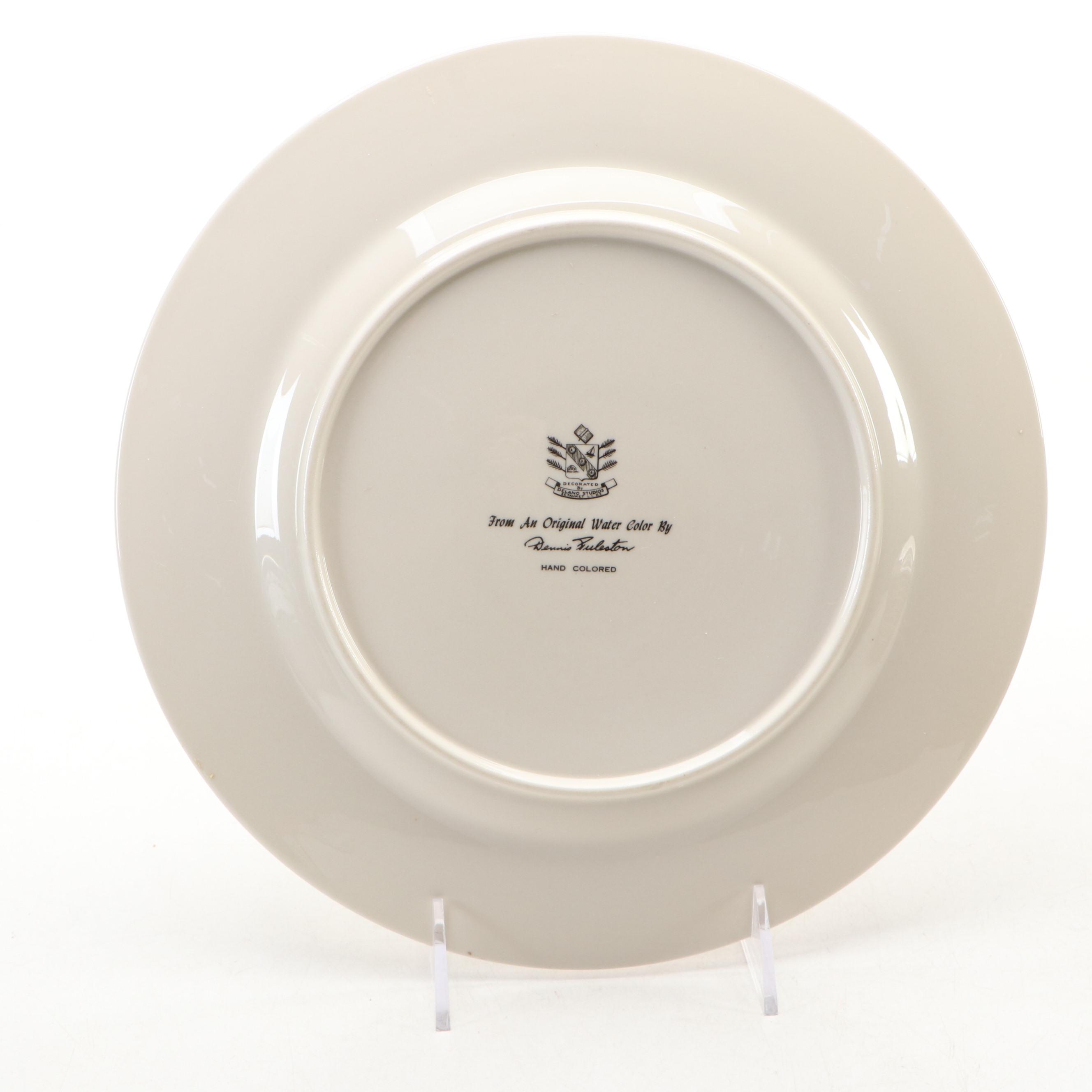 Delano Studios Game Bird Plates, Mid to Late 20th Century