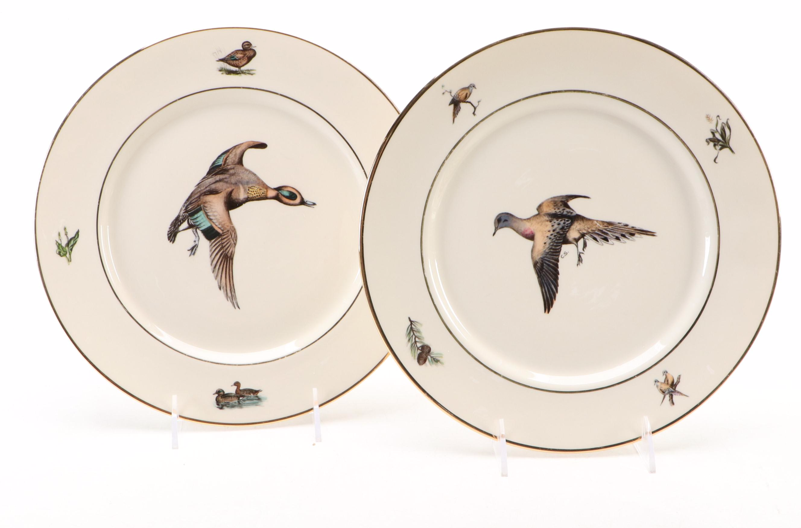 Delano Studios Game Bird Plates, Mid to Late 20th Century