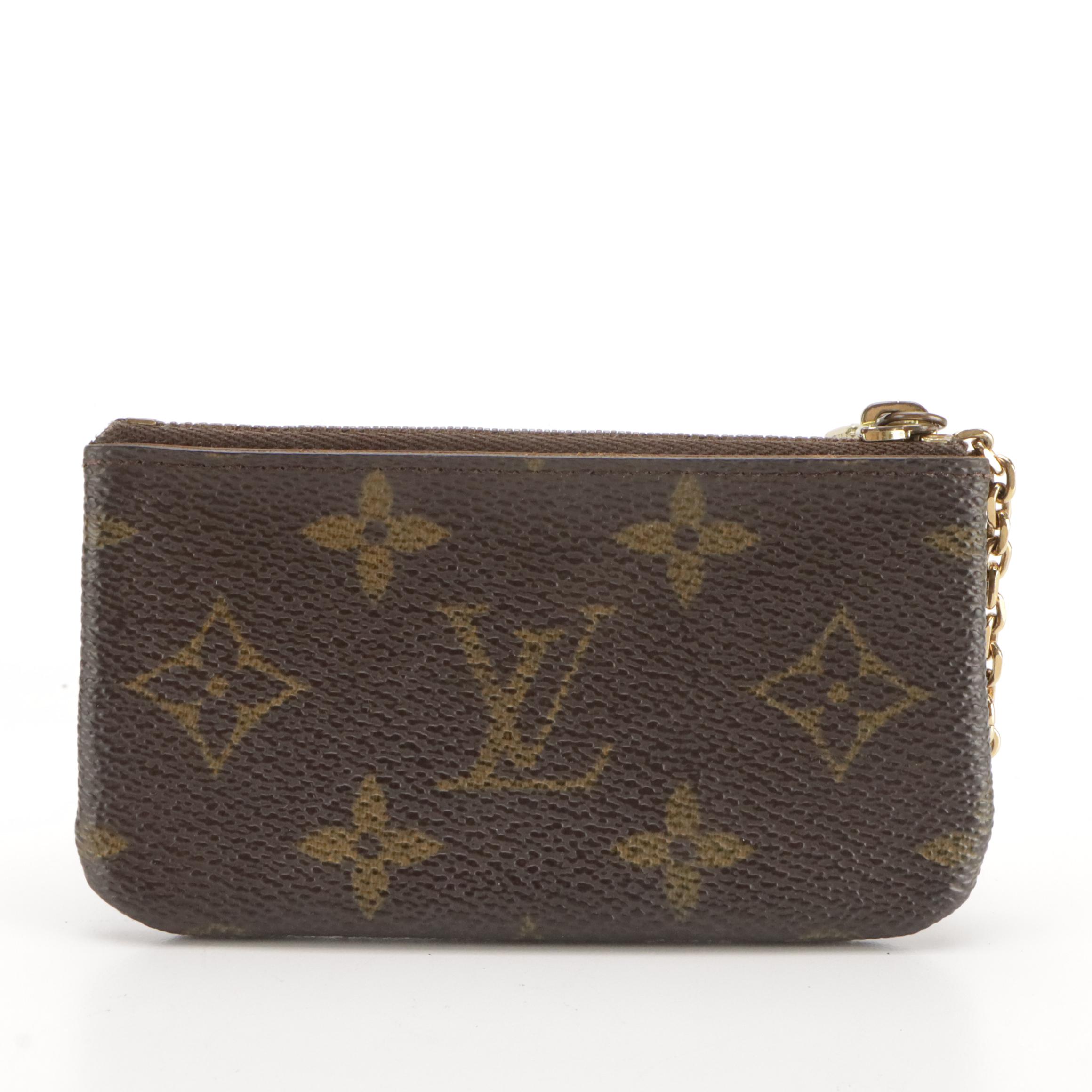 Louis Vuitton Key Pouch in Monogram Coated Canvas