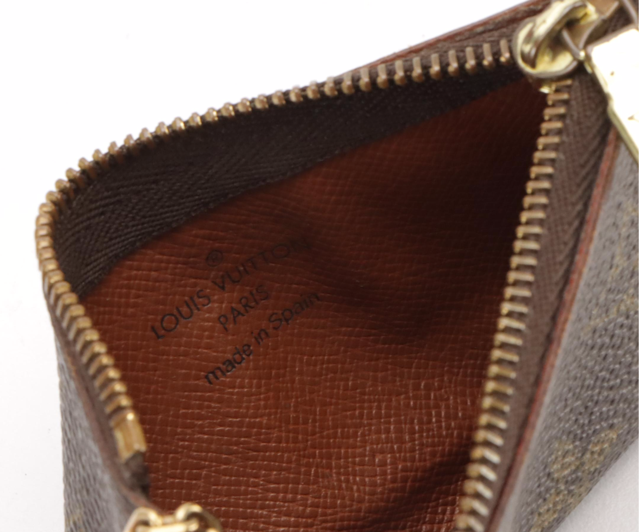 Louis Vuitton Key Pouch in Monogram Coated Canvas