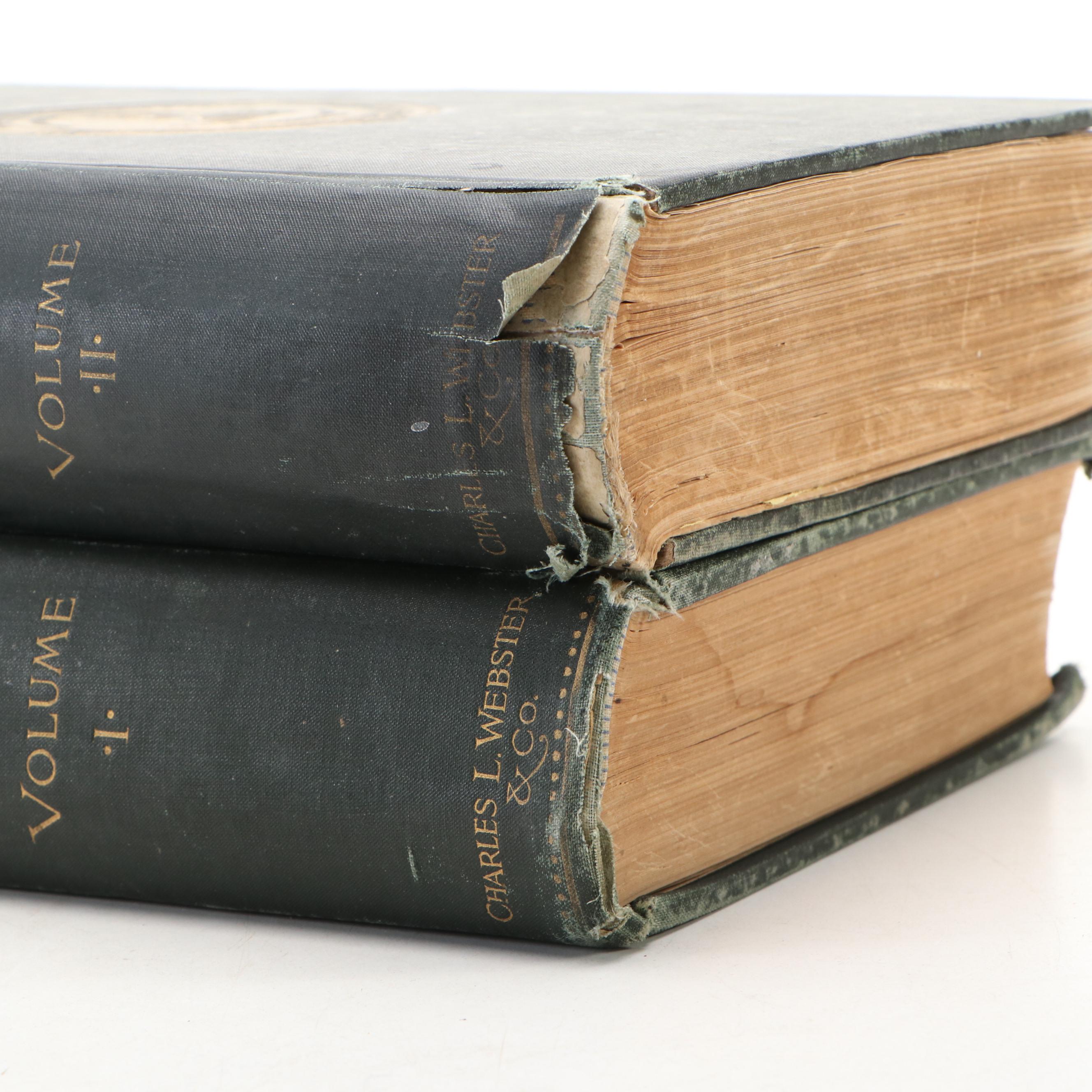 First Edition "Personal Memoirs of U. S. Grant" Two-Volume Set, 1885–1886