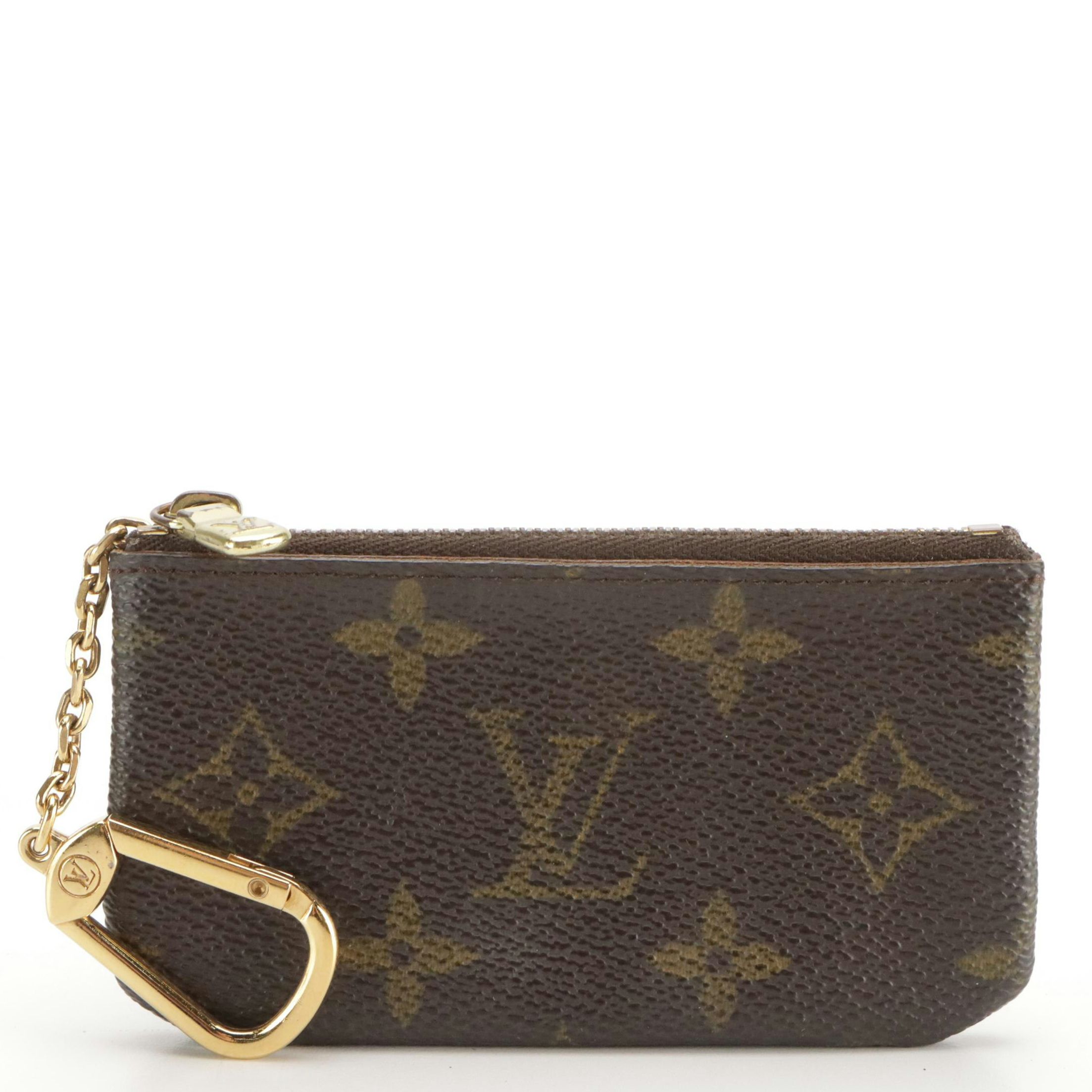 Louis Vuitton Key Pouch in Monogram Coated Canvas