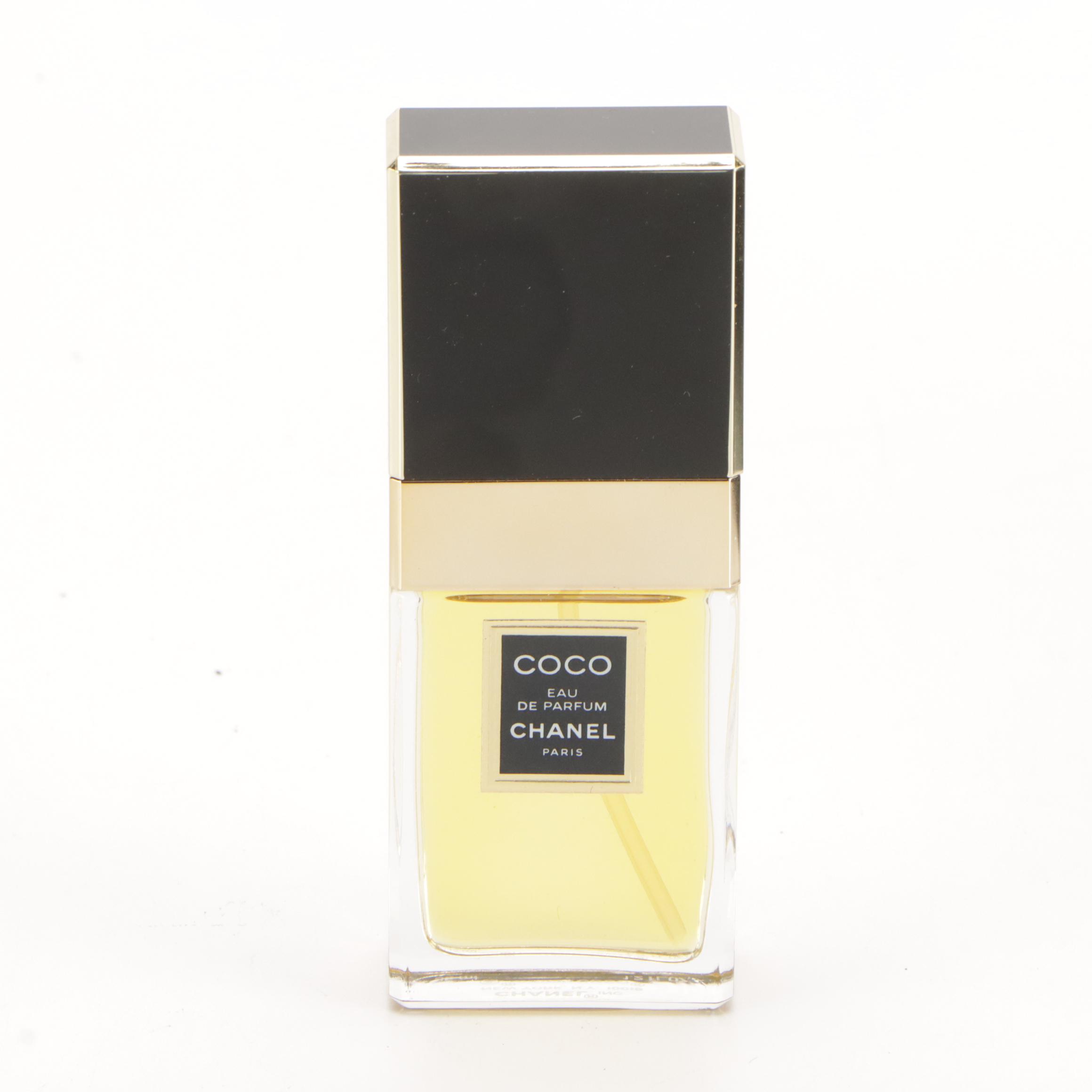 Chanel Coco Eau de Parfum 1.2 oz Spray Bottle and Chanel Beauté Pouch