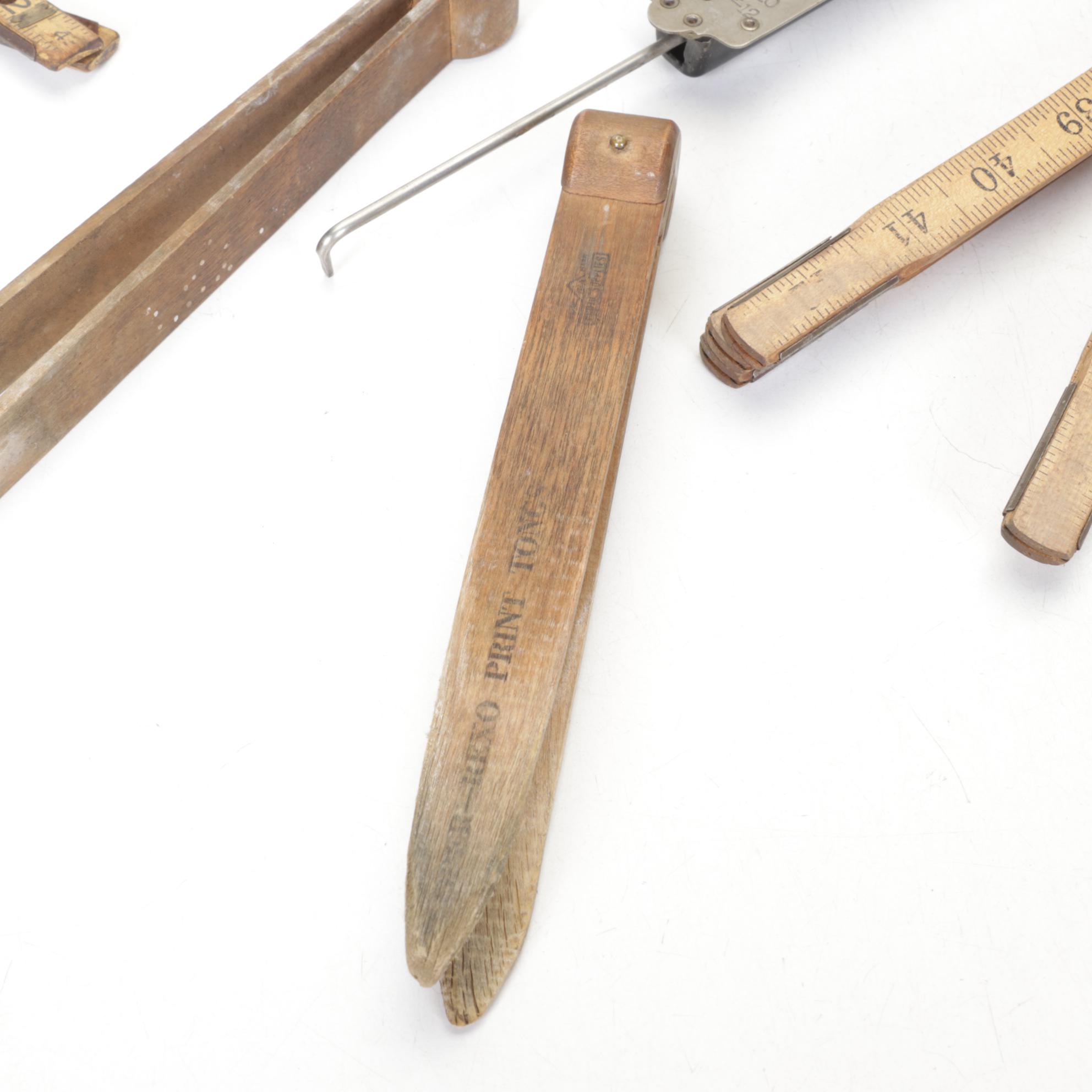 Coleman Model 220E Oil Lantern & Antique Tools