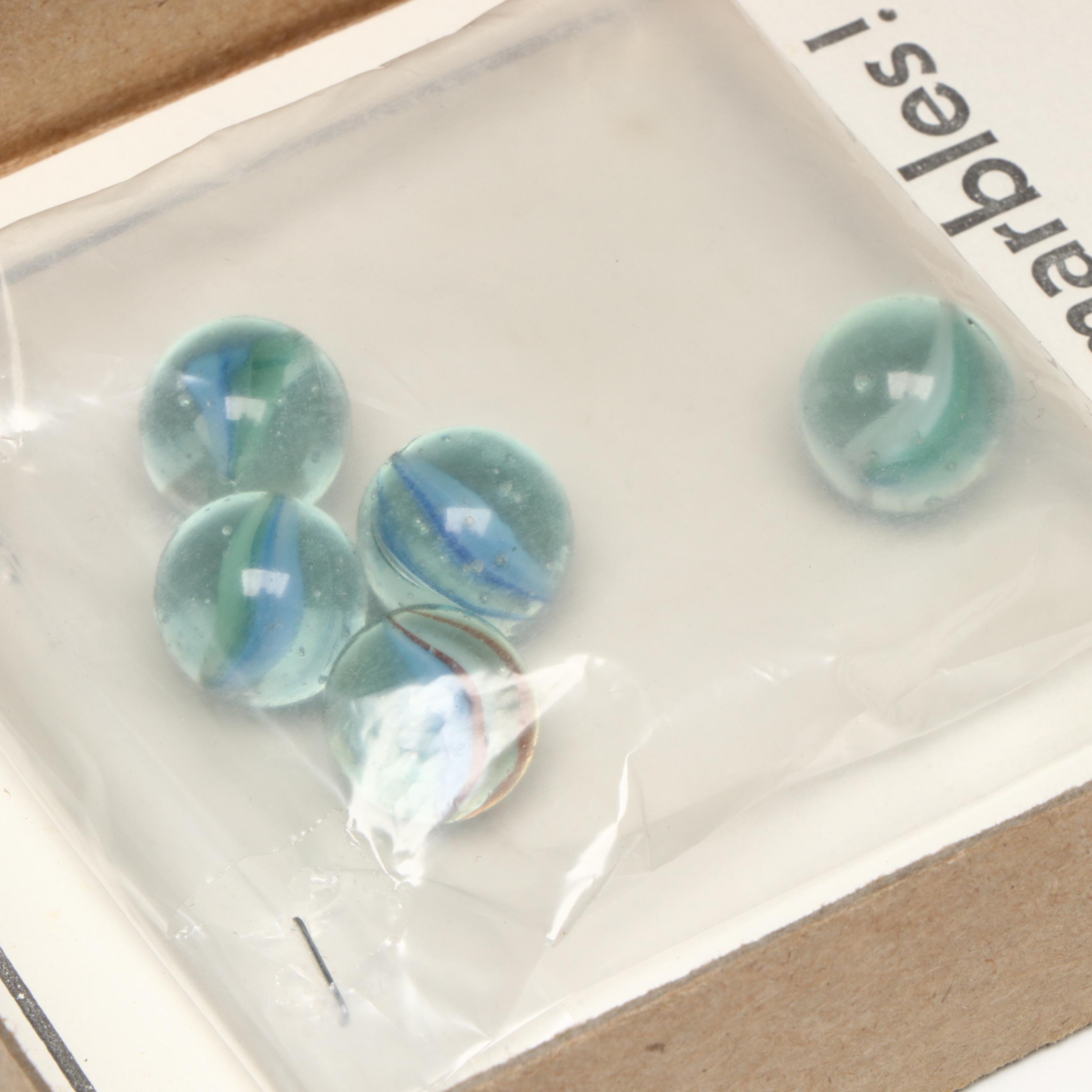 Walt Disney Character Marbles, Crystal Solitaire Game and Other Novelty Items