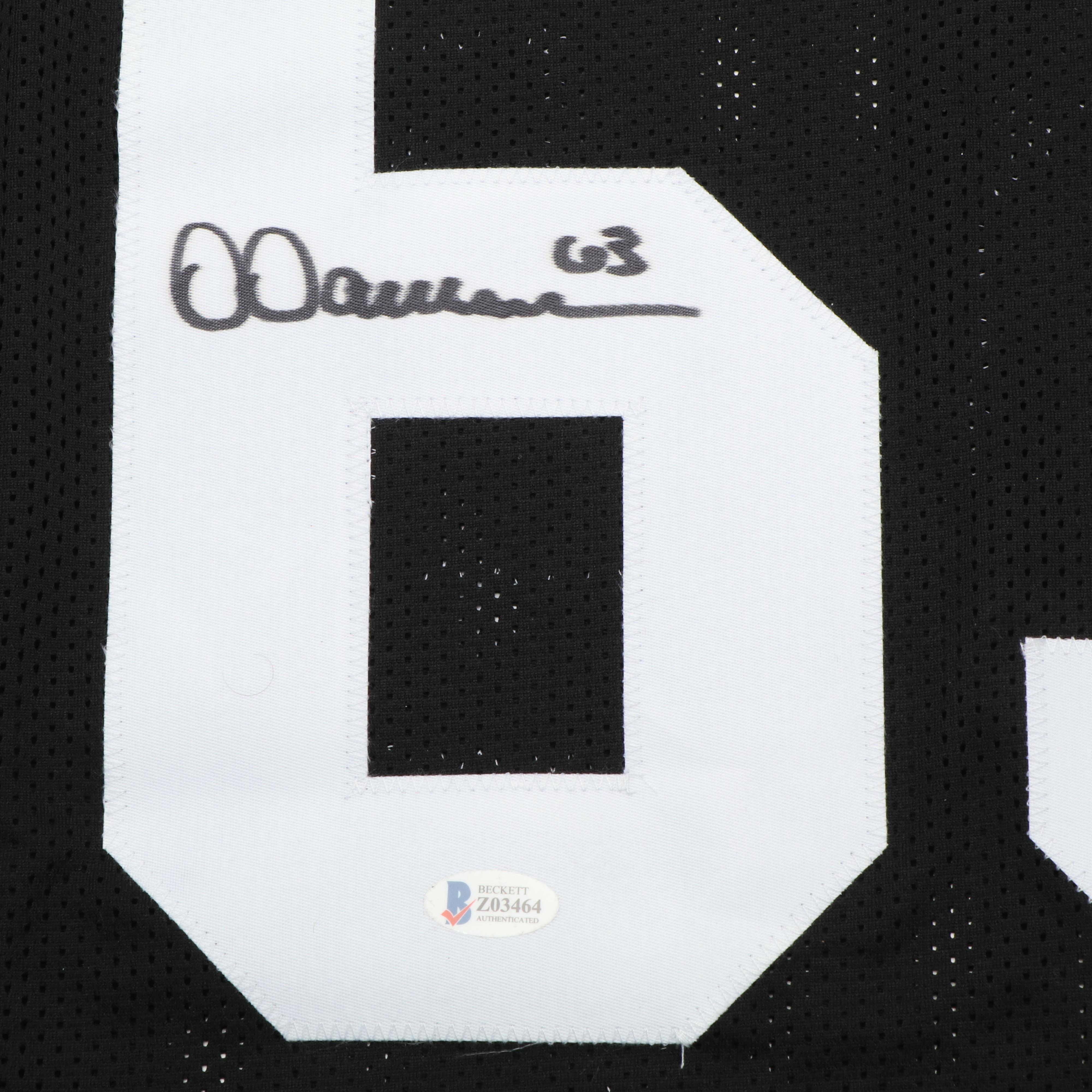 Dermontti Dawson Signed Pittsburgh Steelers Football Jersey, Beckett