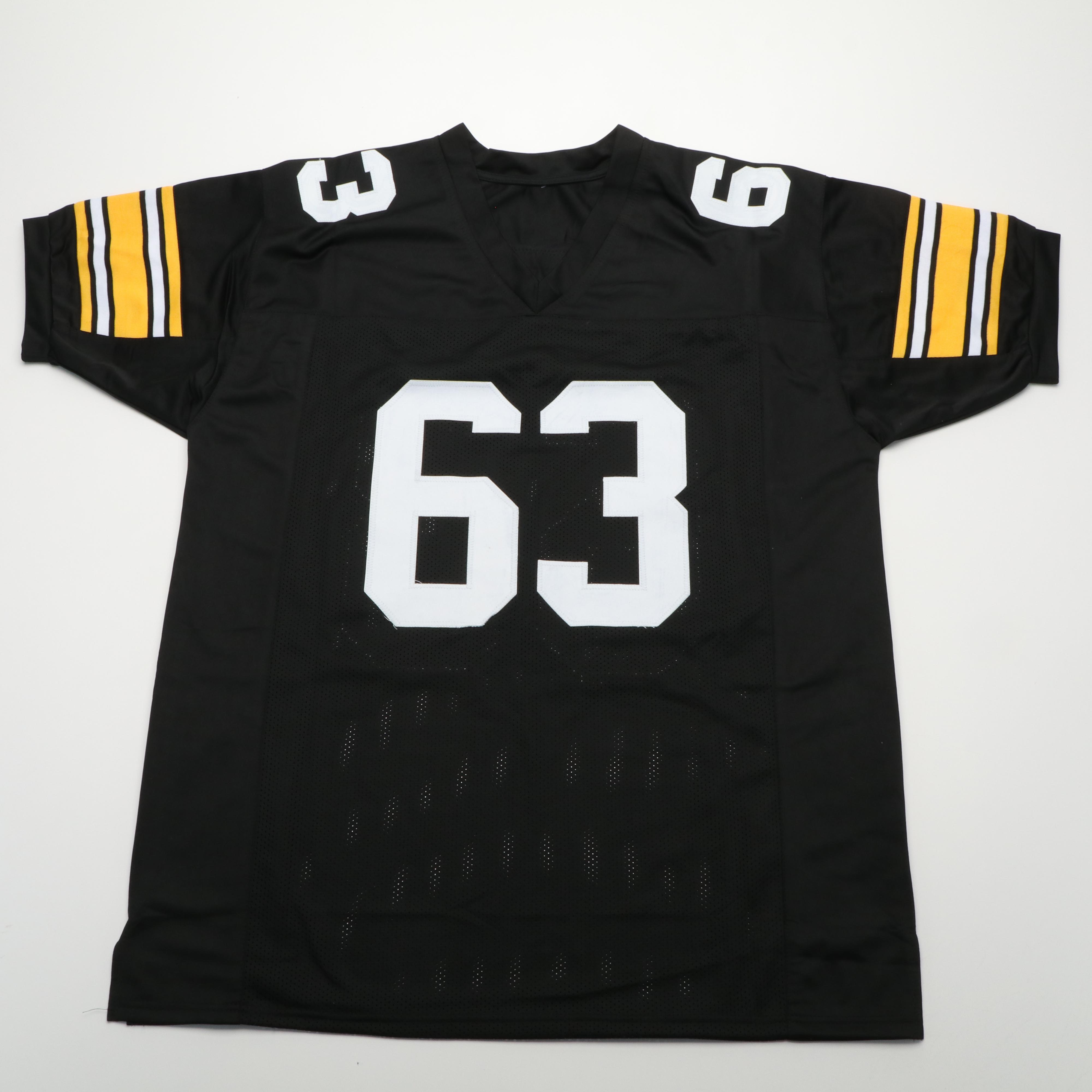 Dermontti Dawson Signed Pittsburgh Steelers Football Jersey, Beckett