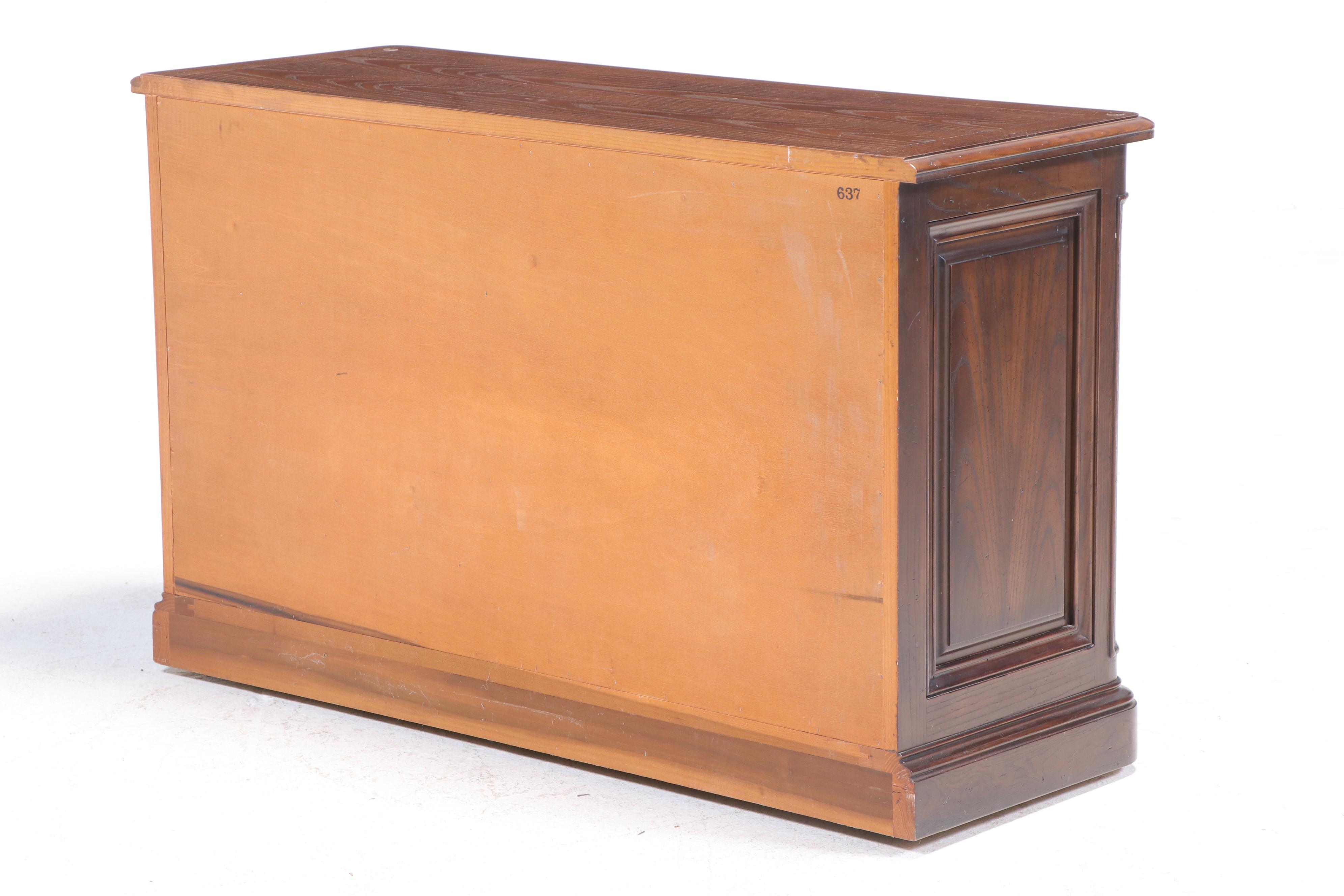 Henredon "Four Centuries" French Provincial Style Oak Server, Late 20th Century