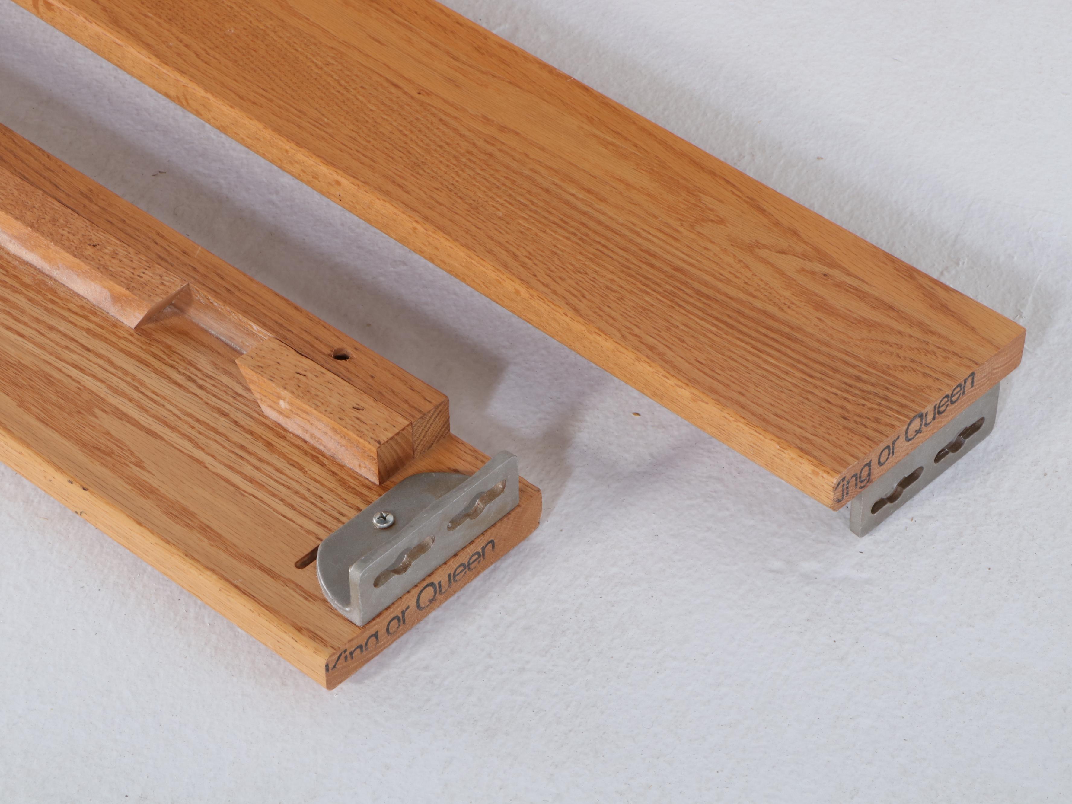 Craftsman Style Oak King Bed Frame